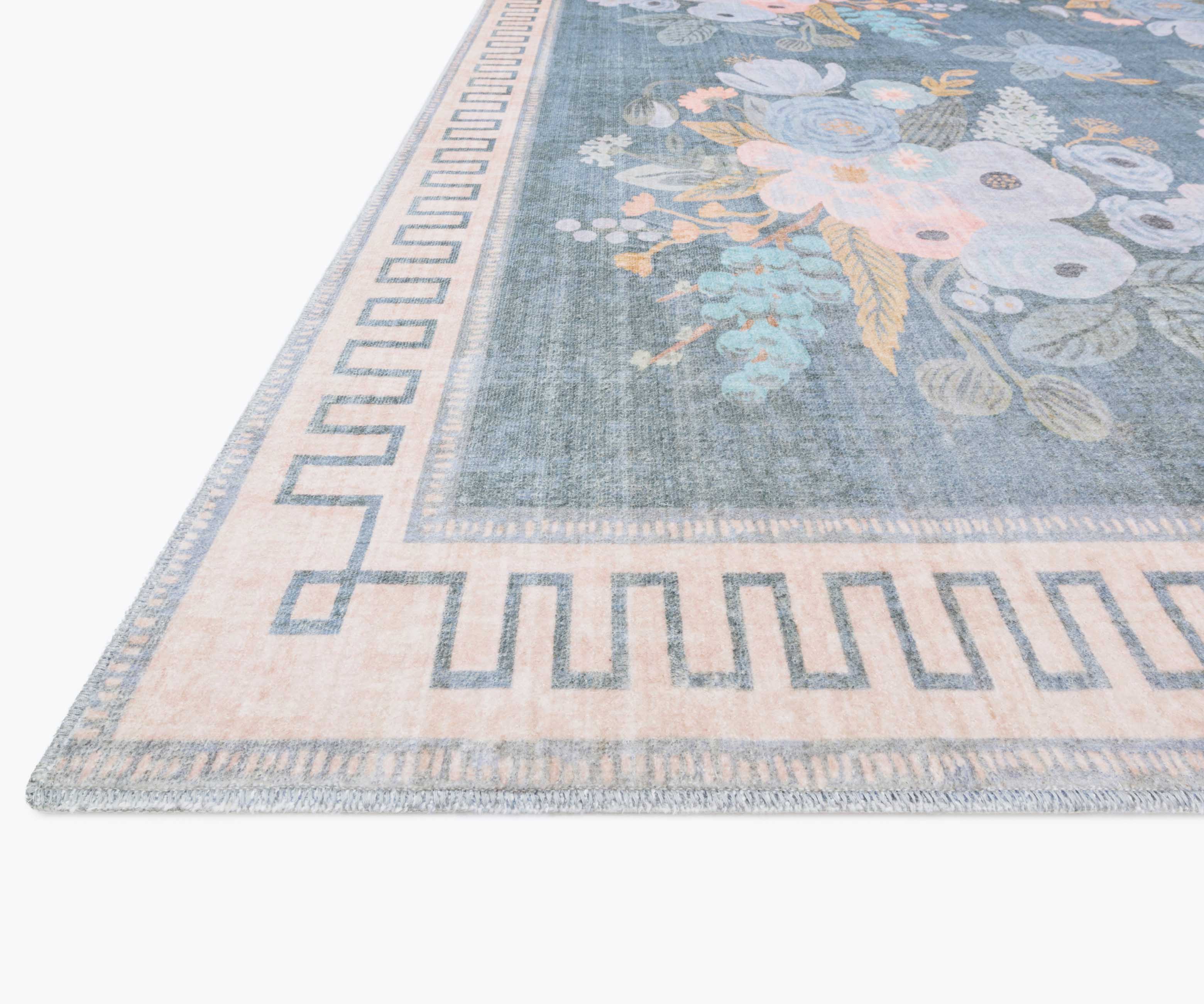 Jardin Marseille Printed Rug - Grey