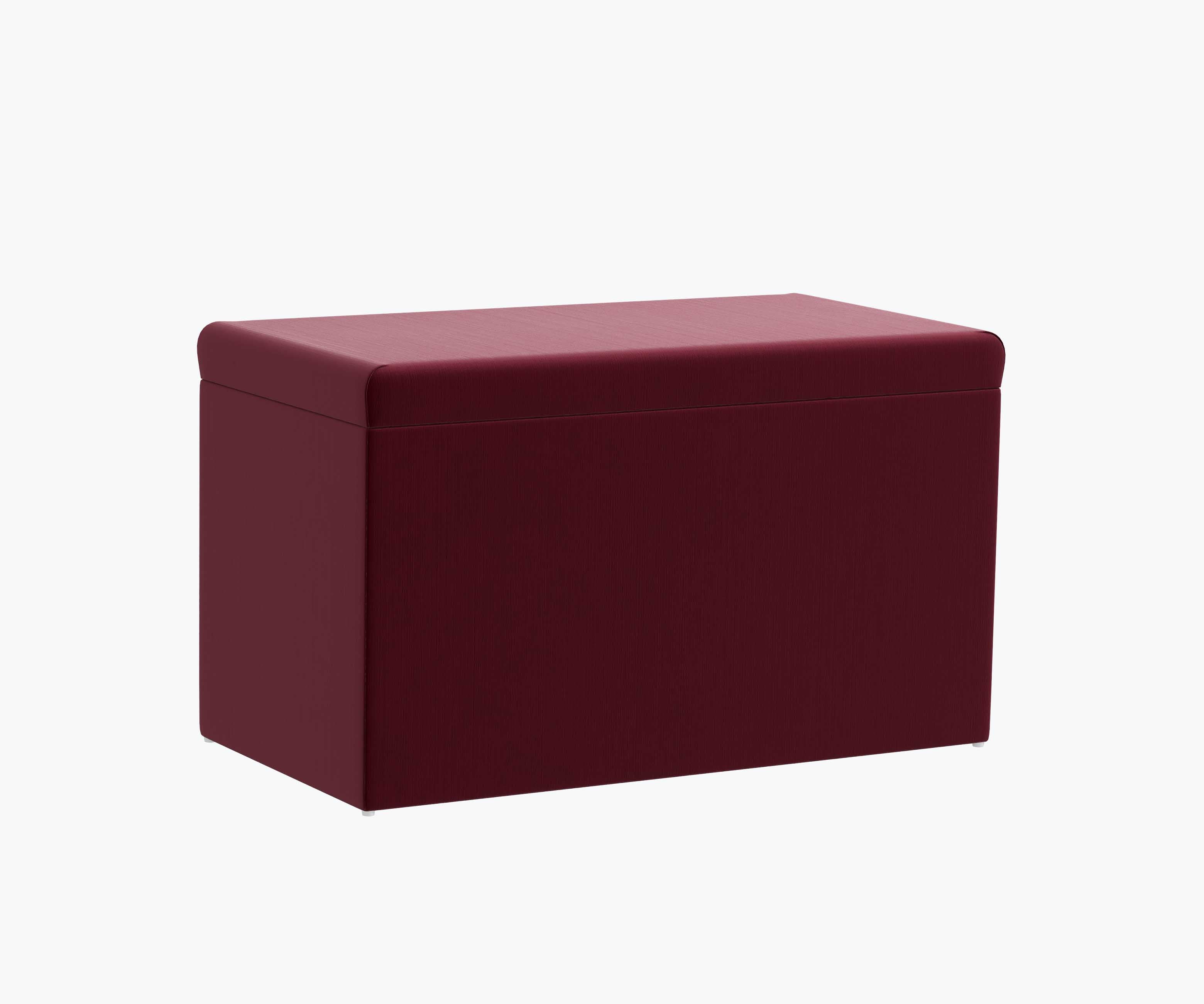 Willie Storage Bench - Plum Velvet