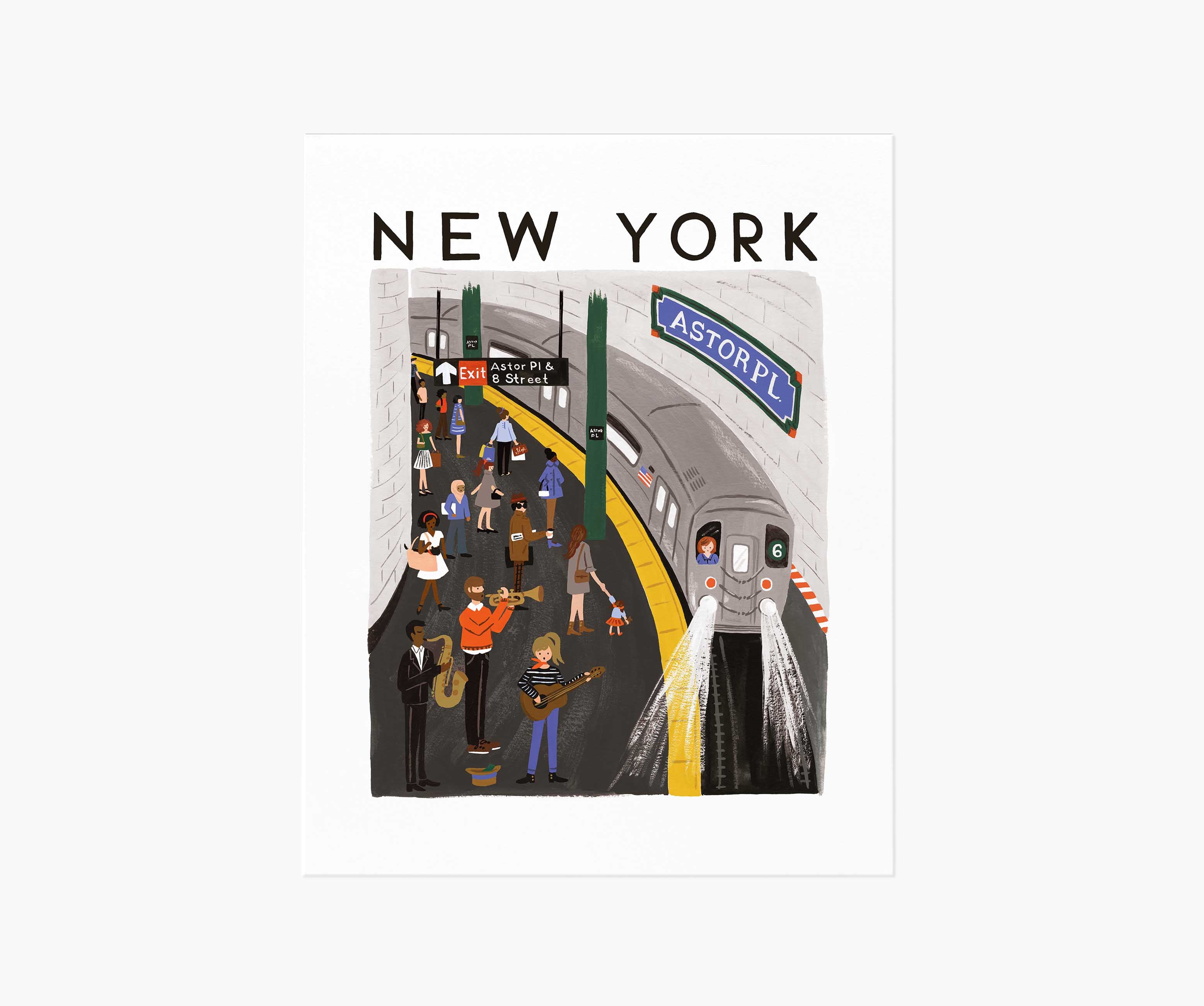 New York World Traveler Art Print