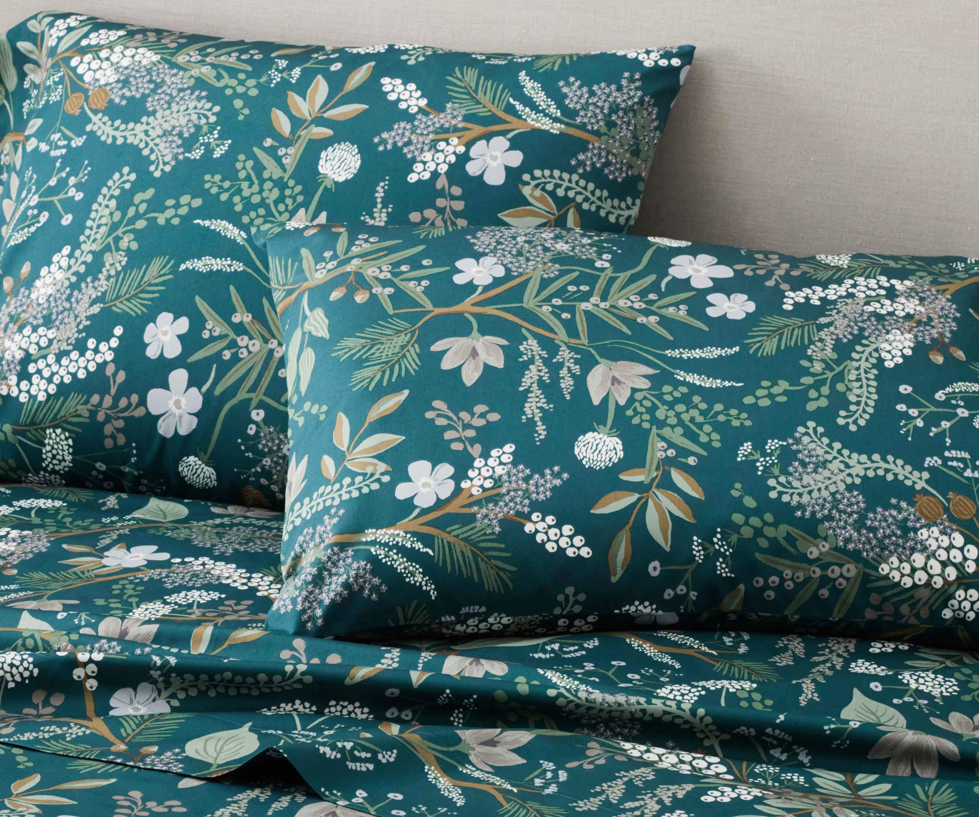 Sateen Pillowcases - Juniper Forest