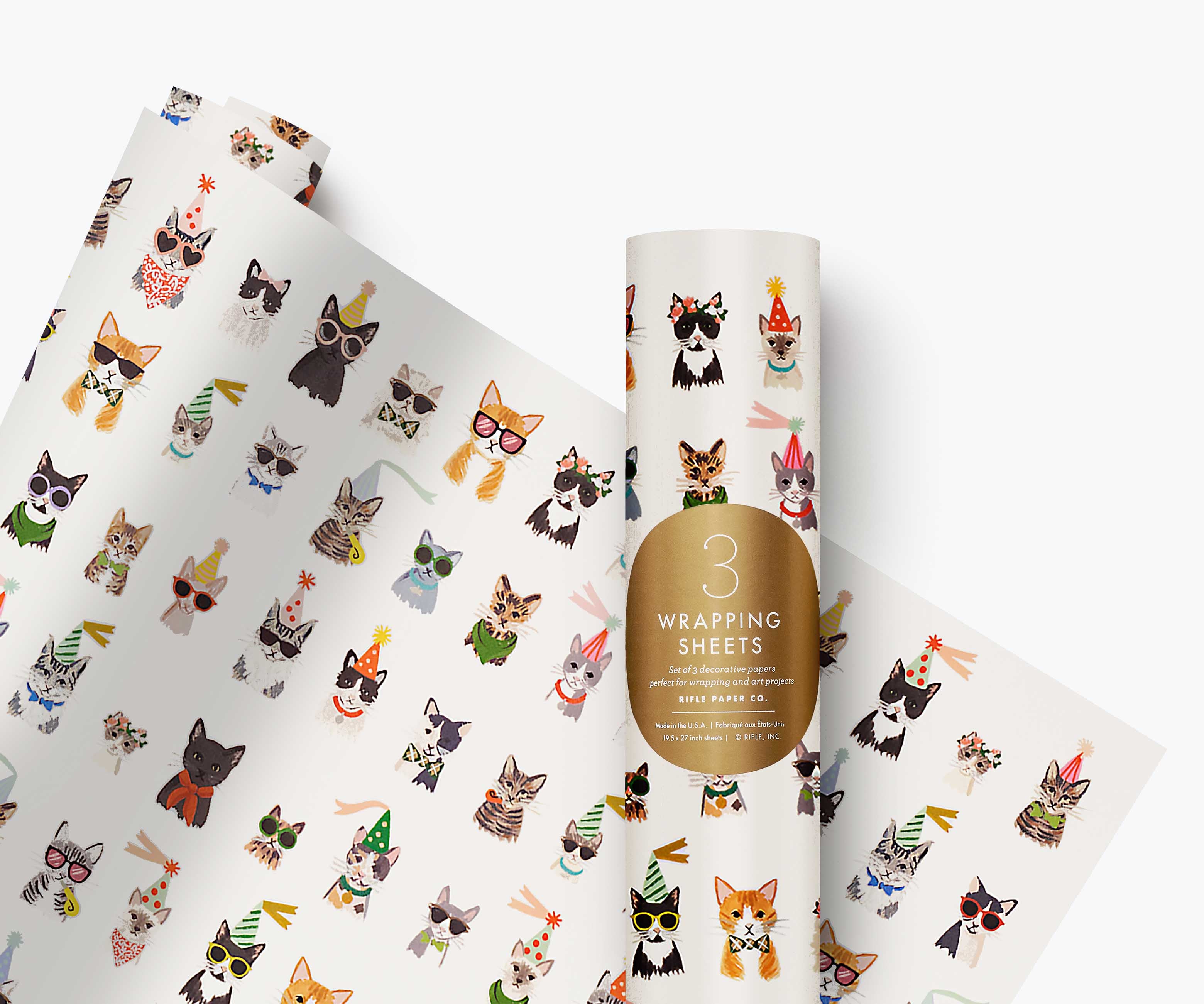 Wrapping Sheets - Cool Cats