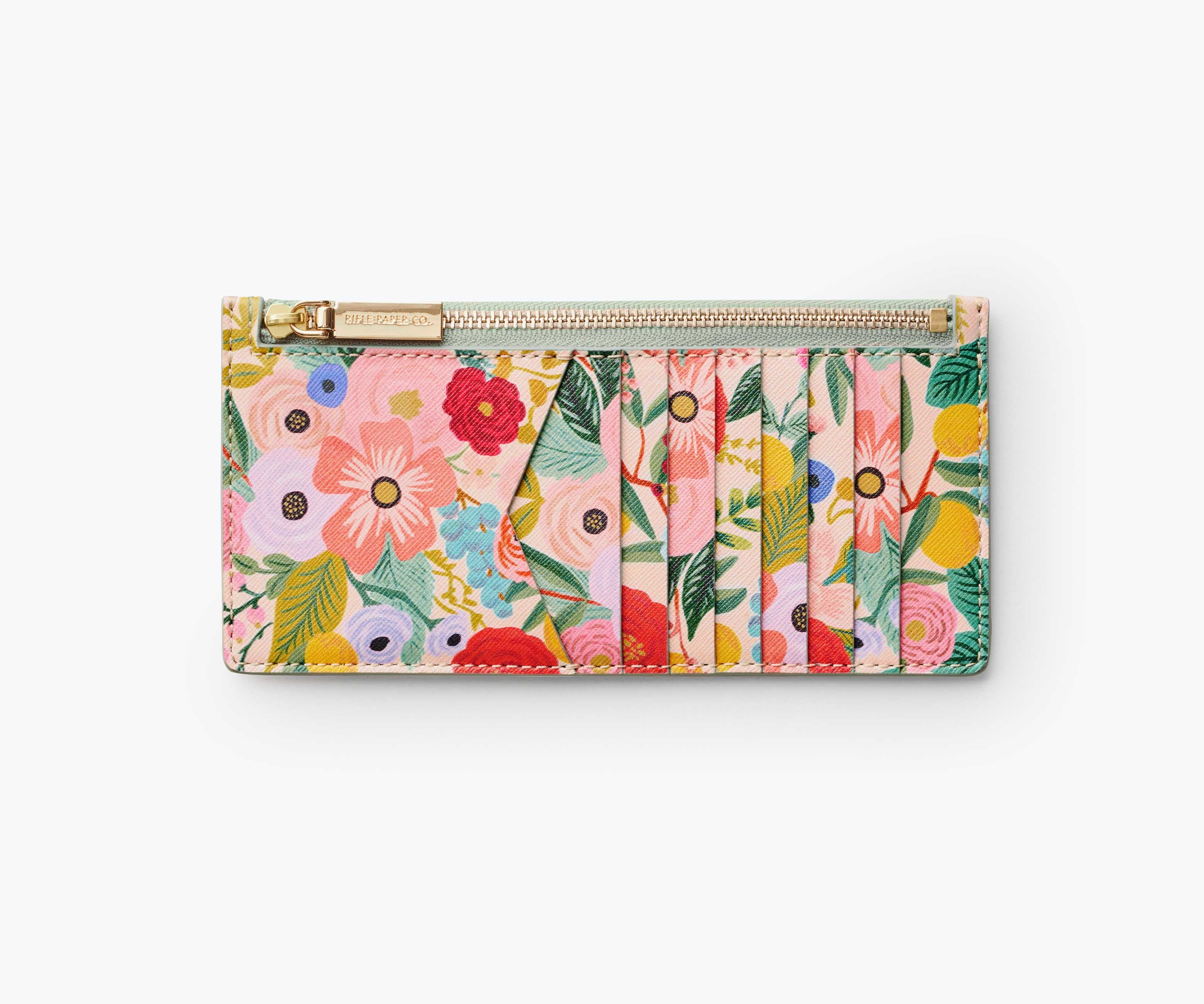 Slim Card Wallet - Garden Party