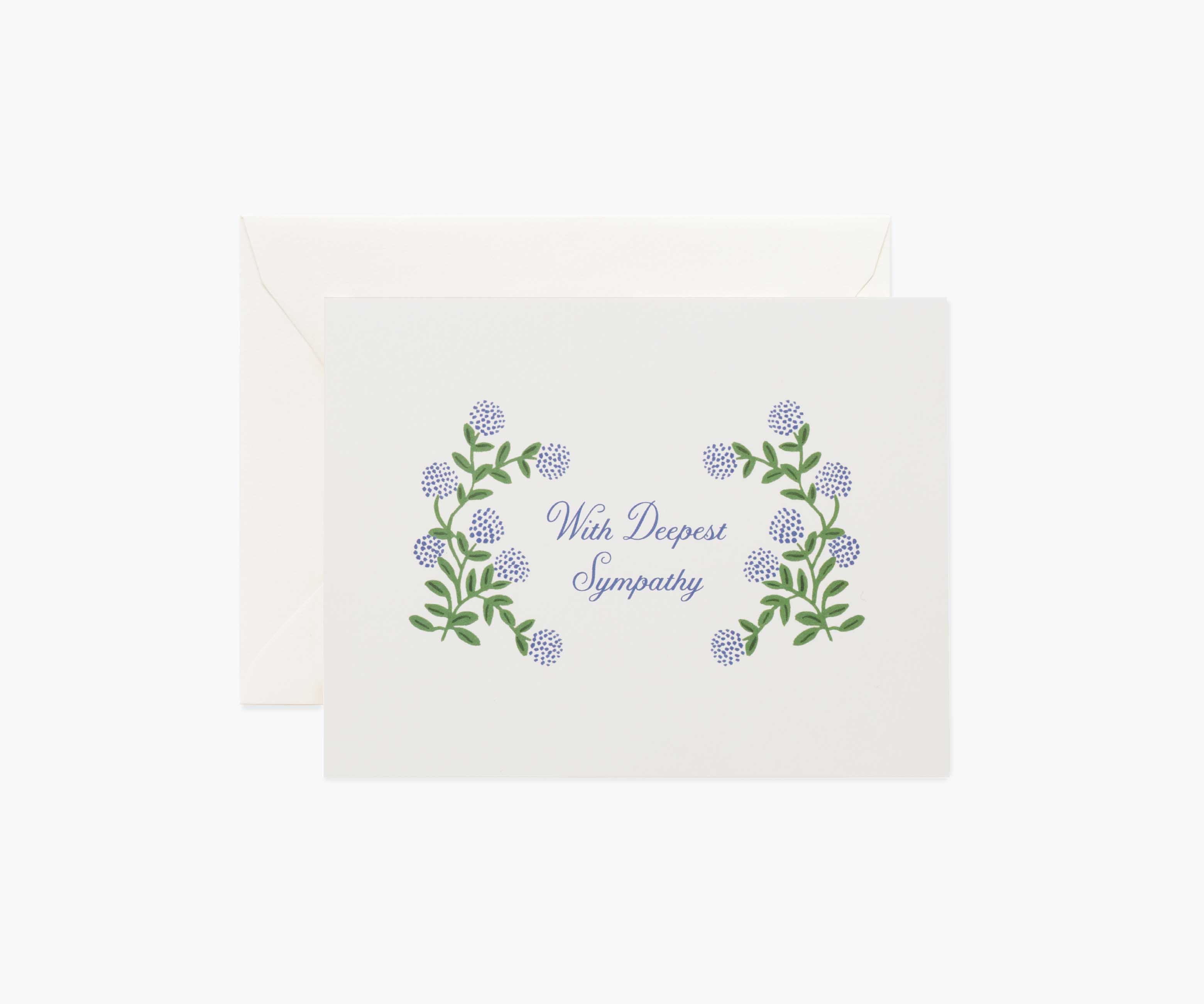 Hydrangea Sympathy Card