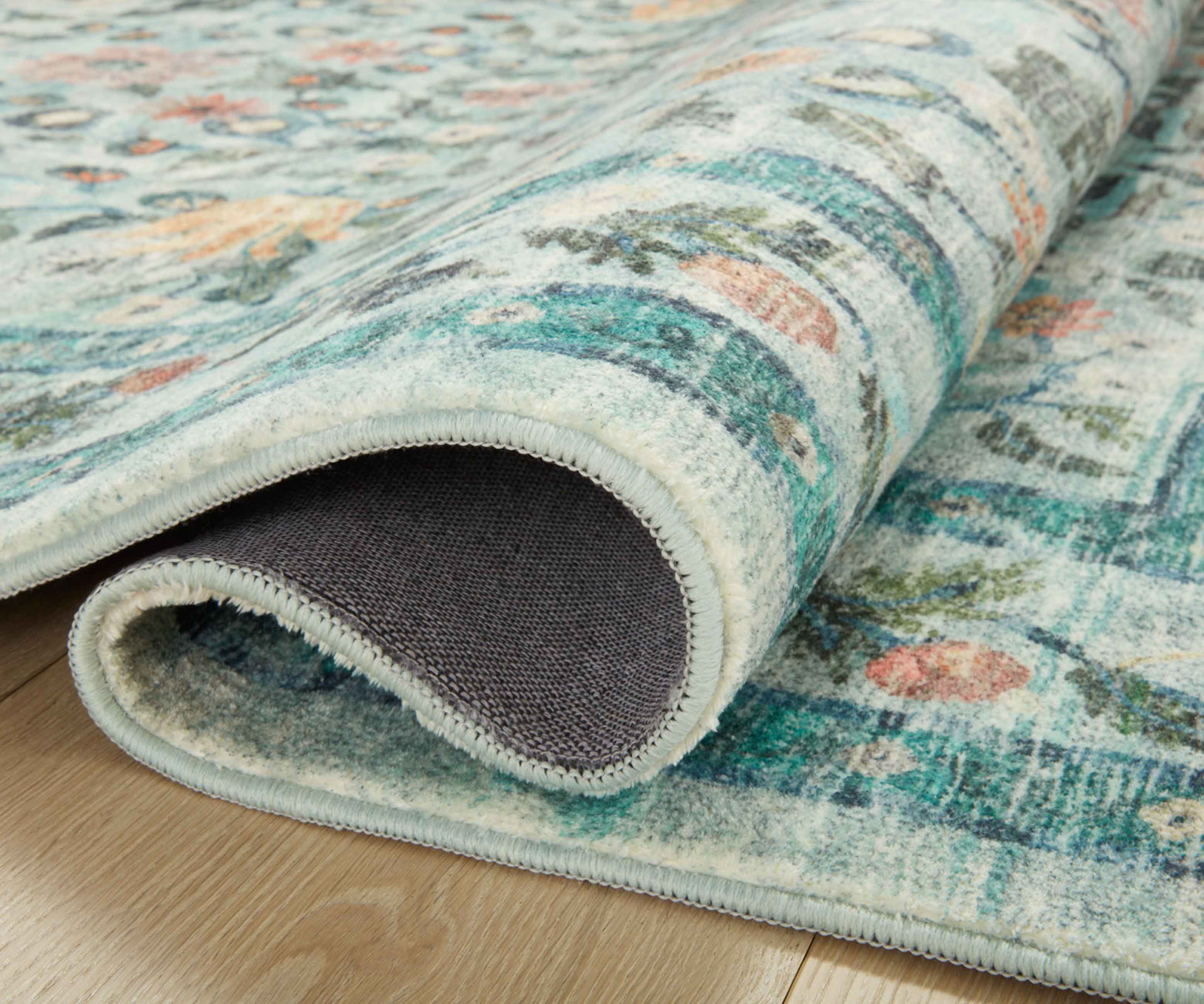 Courtyard Eve Printed Rug - Sage