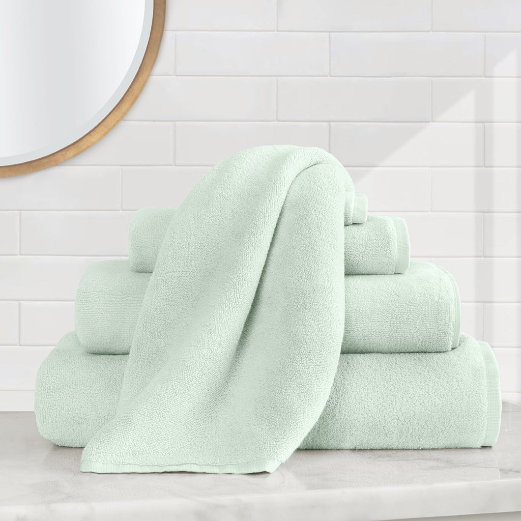 Plush Mint Green Hand Towel