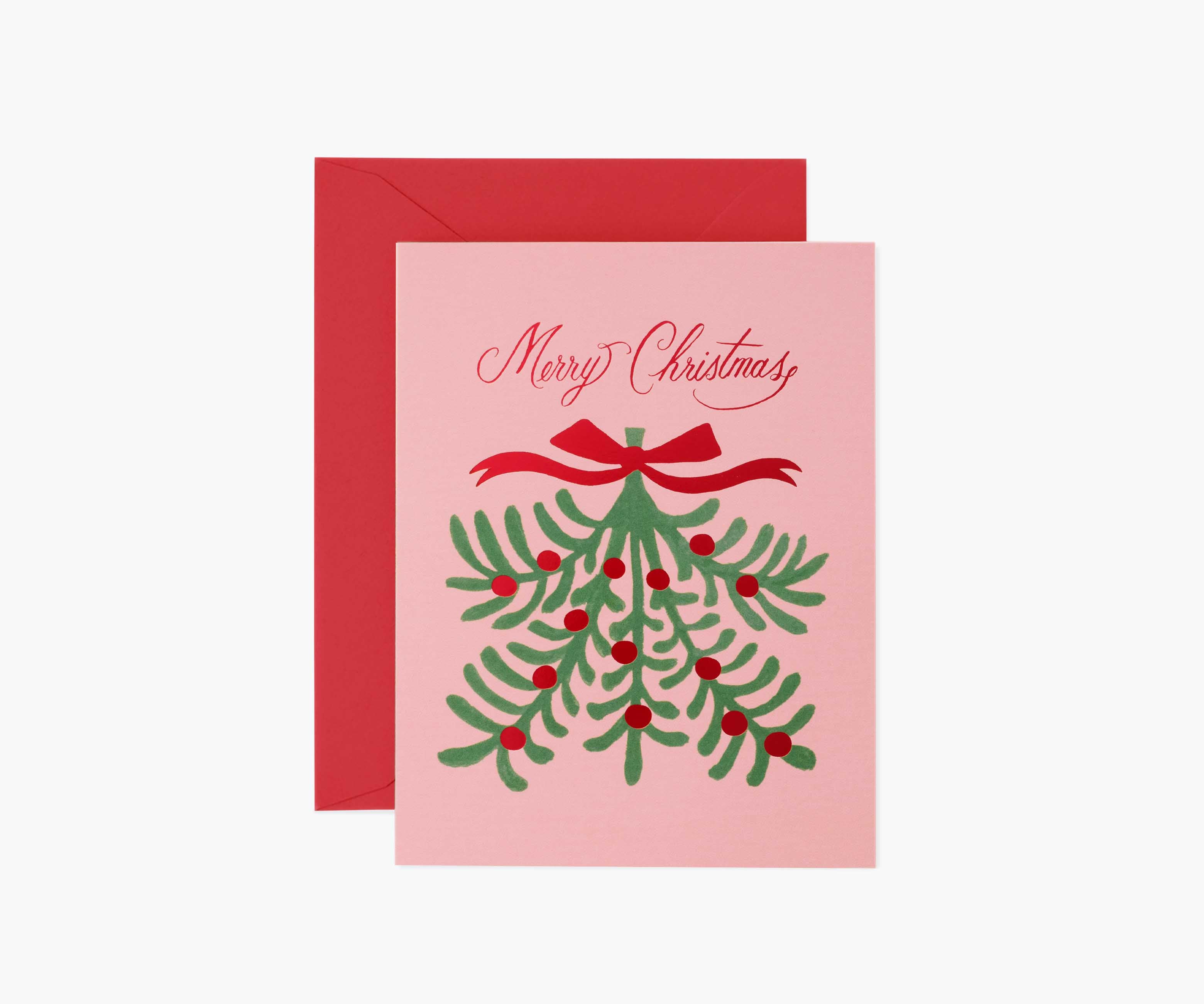 Merry Christmas Mistletoe Card