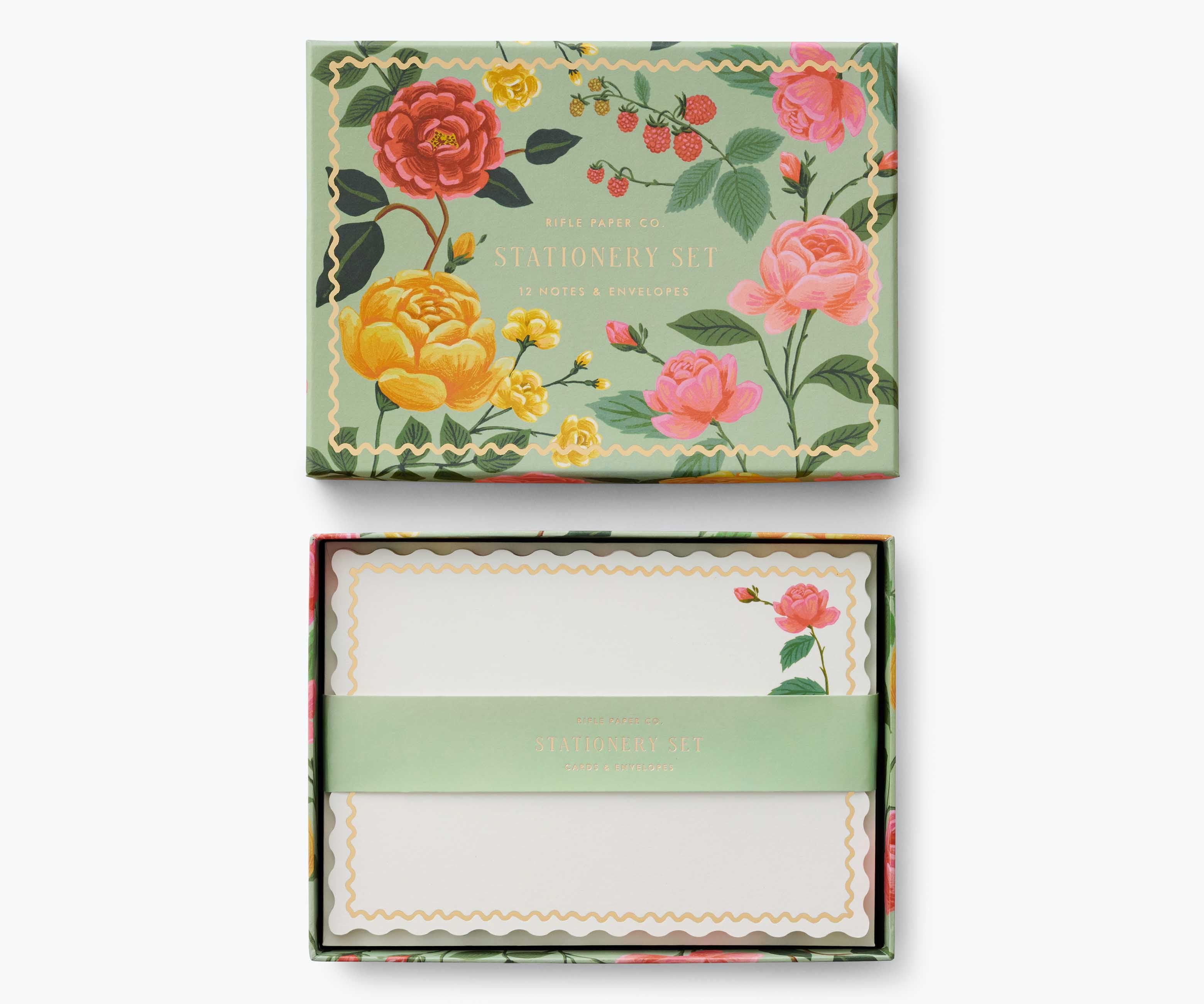 Social Stationery Set - Roses