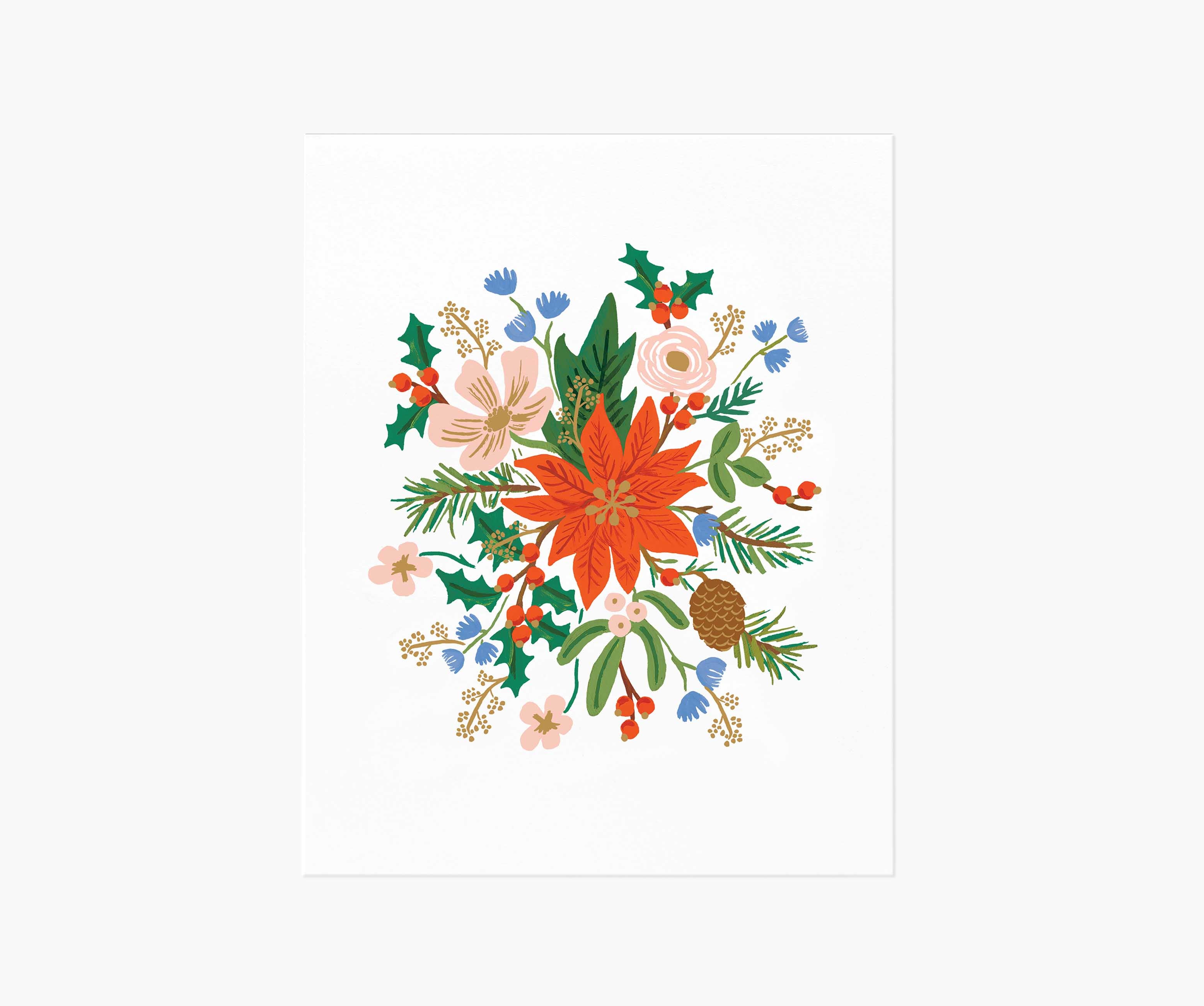 Holiday Bouquet Art Print