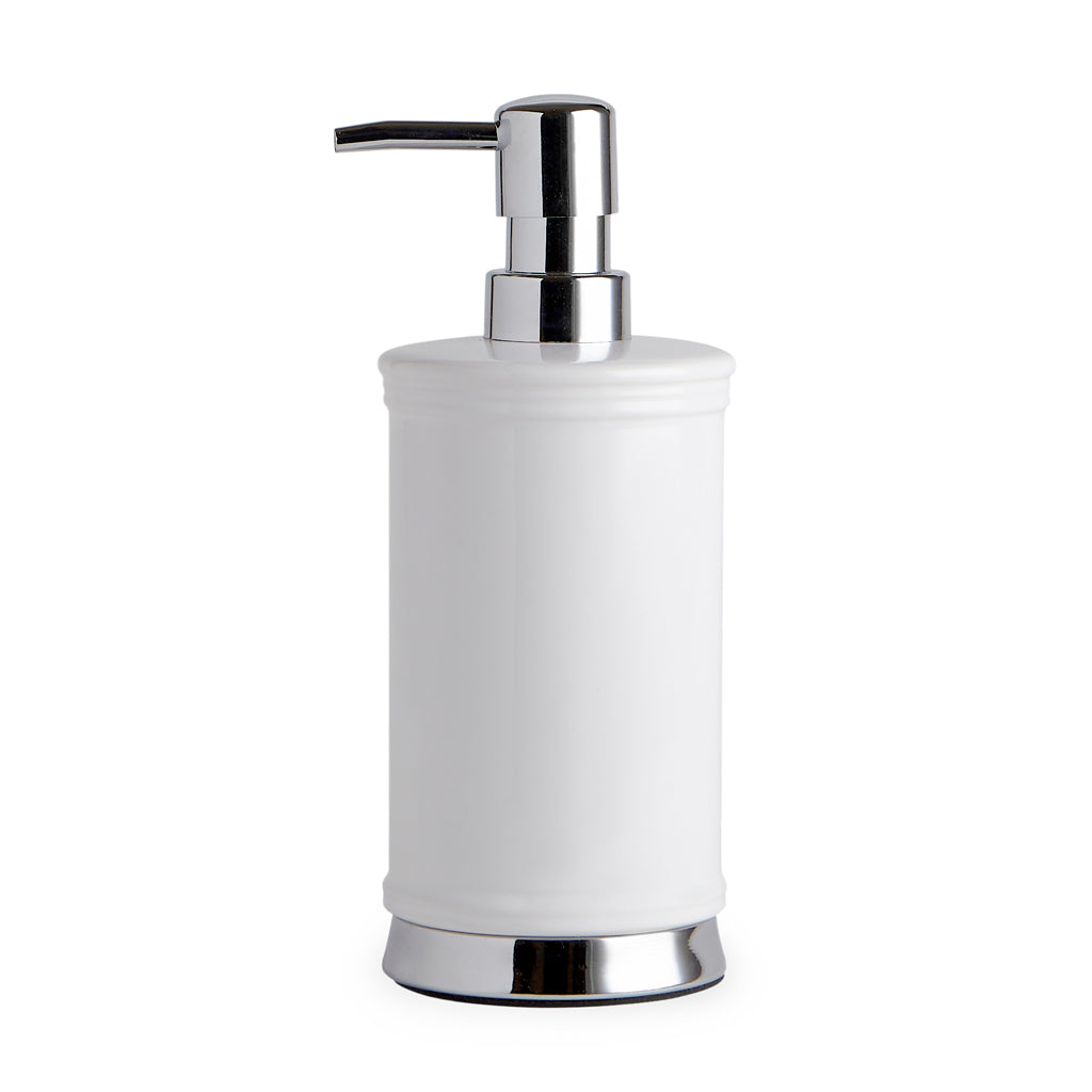 The Classic White Chrome Bath Accessories