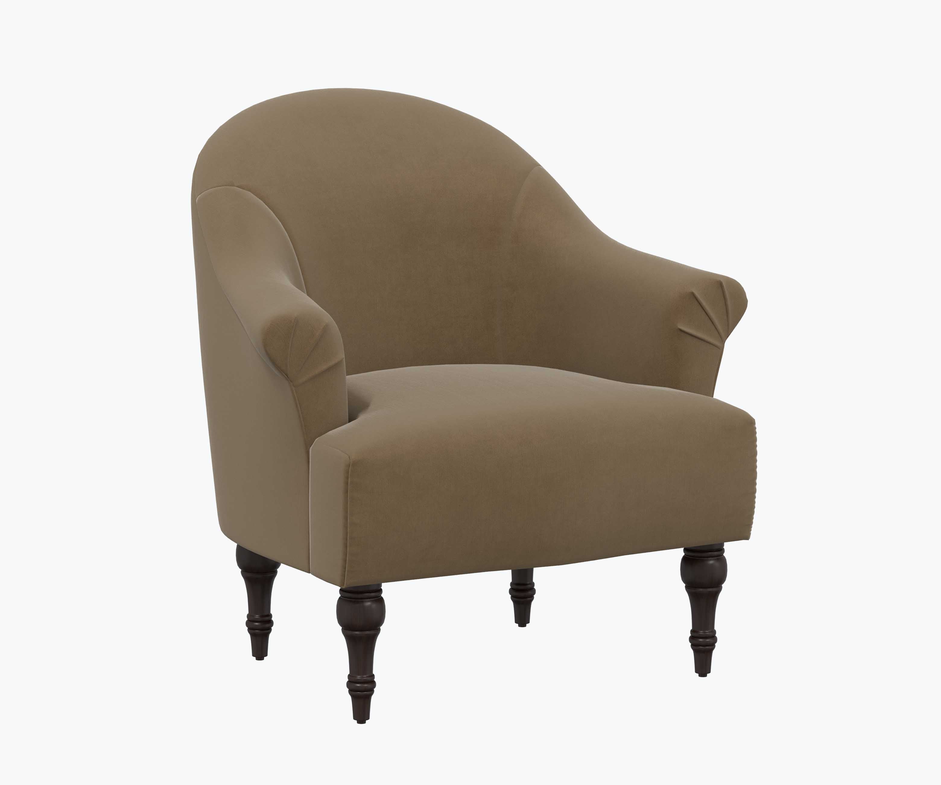 Gramercy Armchair - Walnut Velvet