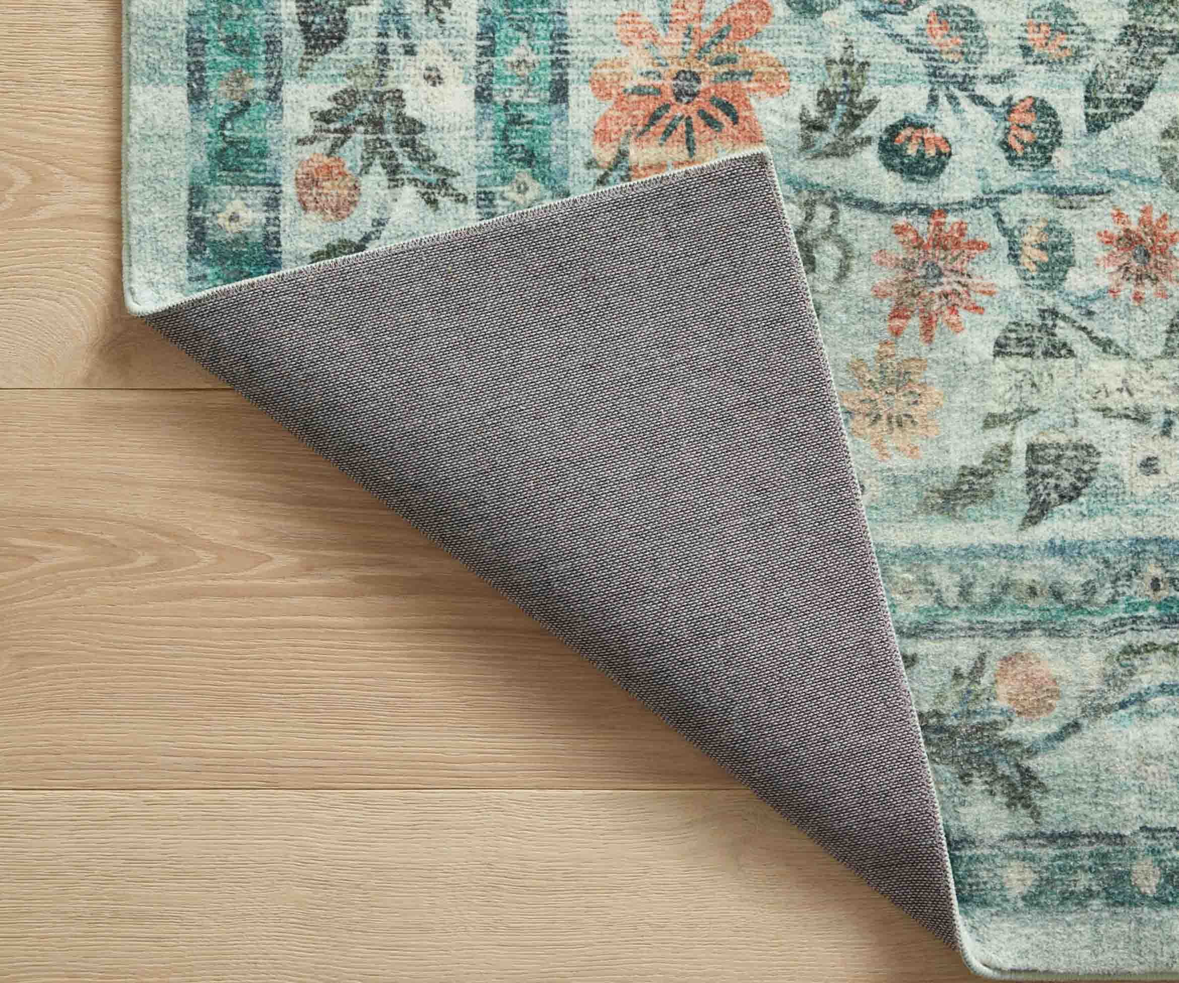 Courtyard Eve Printed Rug - Sage