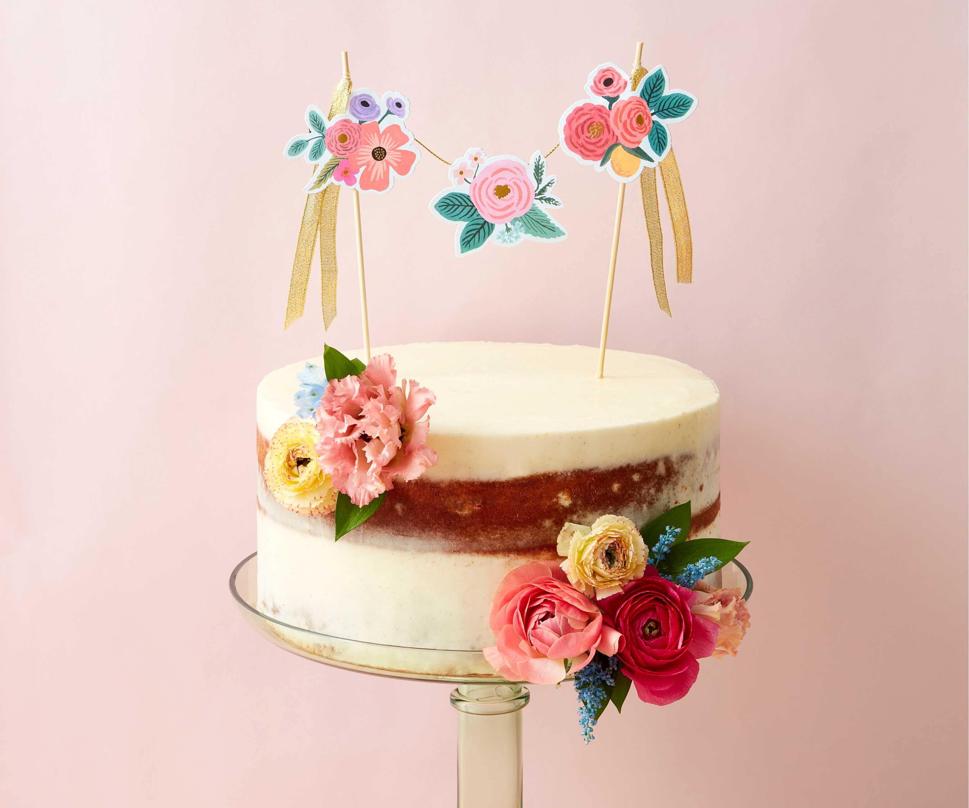 Cake Topper - Garden Party