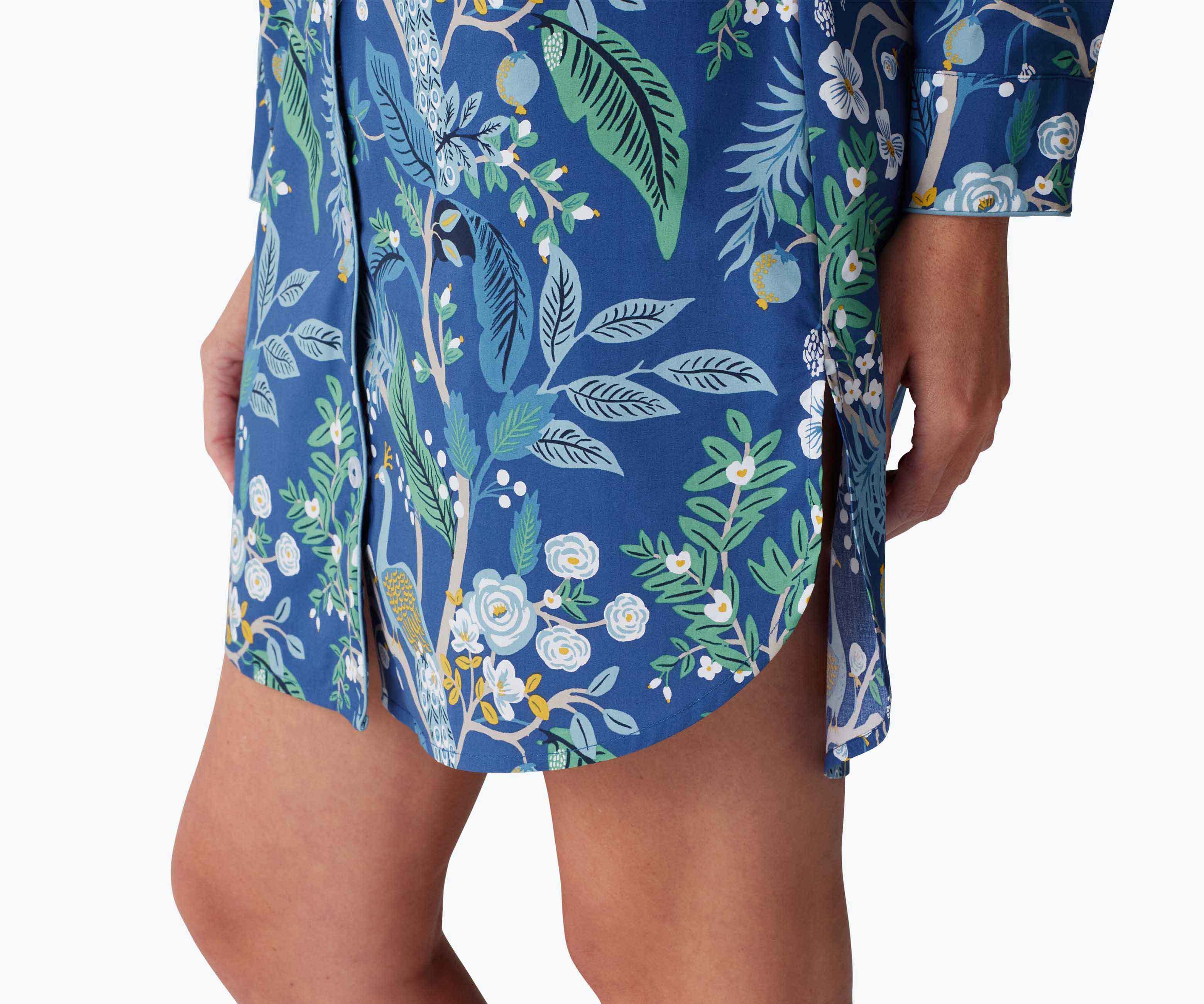 Poplin Nightshirt - Peacock