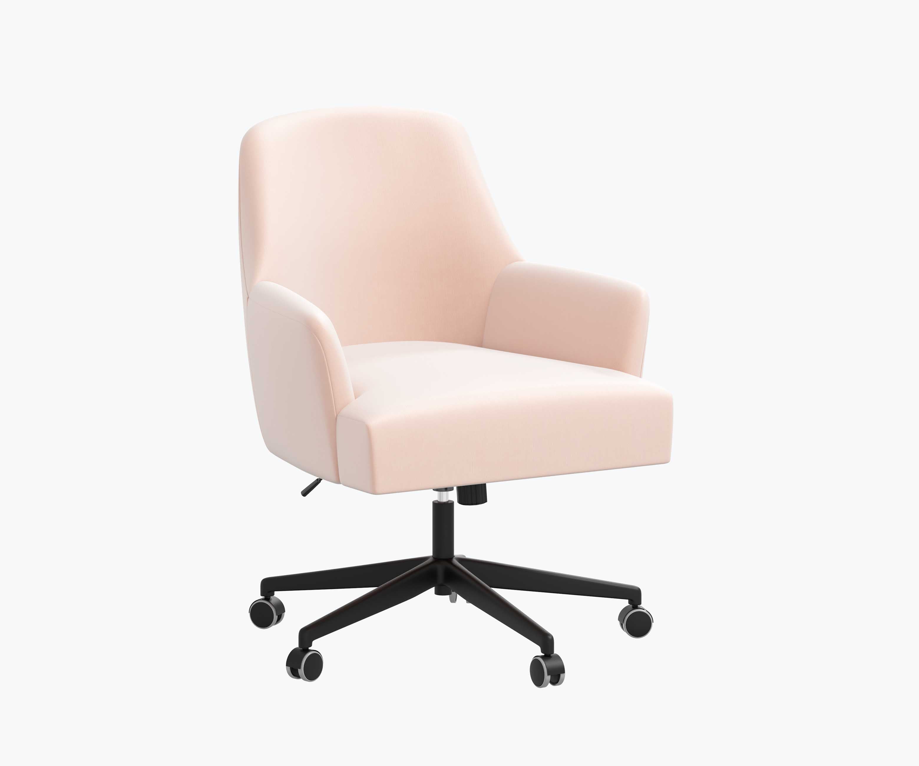 Cambridge Desk Chair - Blush Velvet