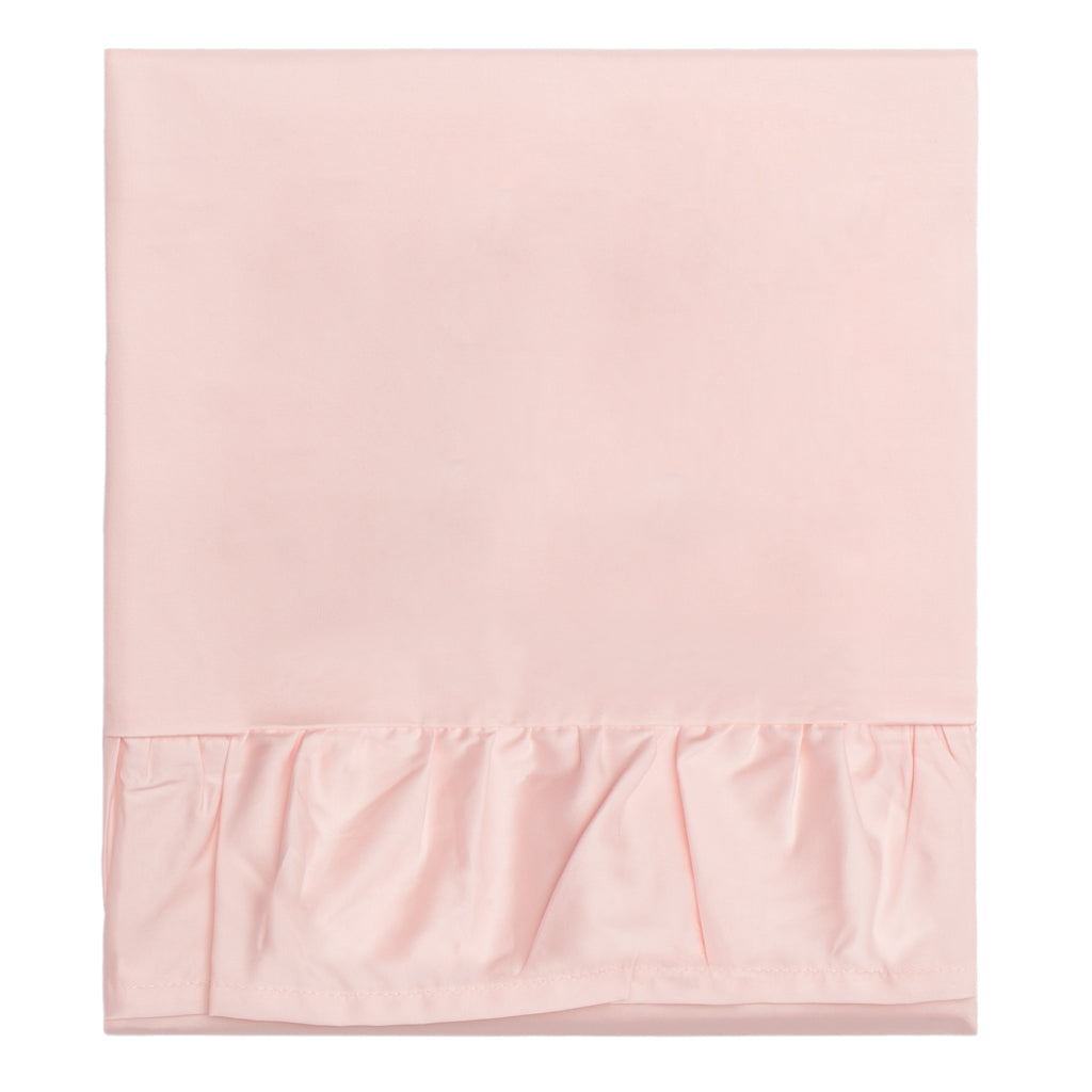 Pink Ruffle Flat Sheet