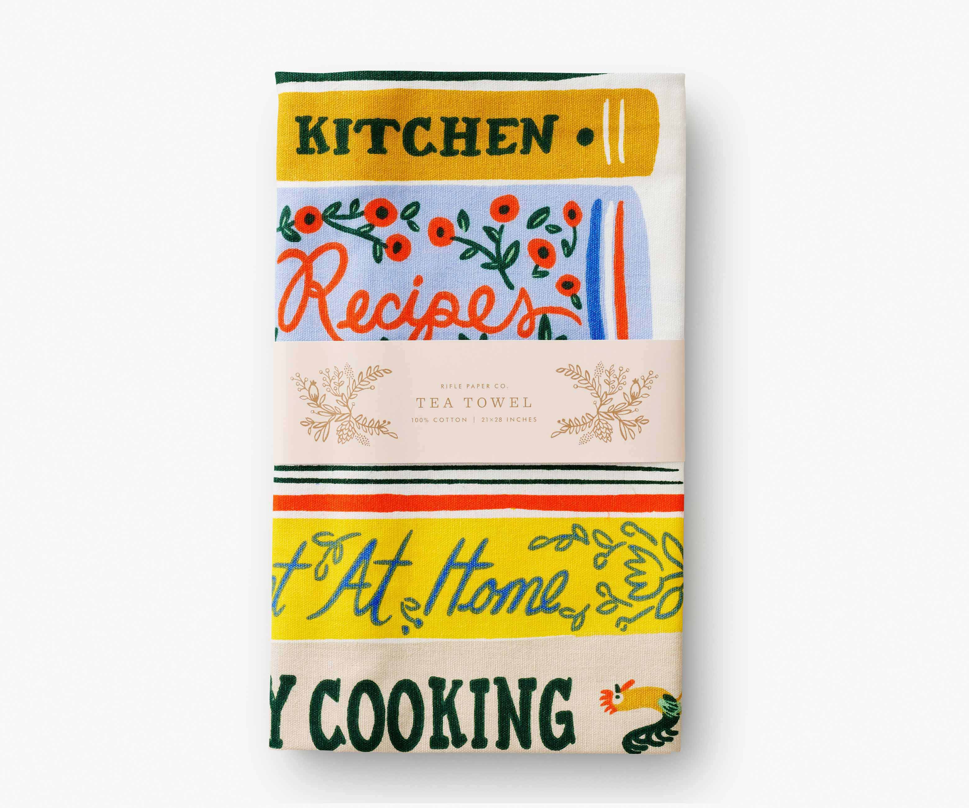 Tea Towel - Cookbooks