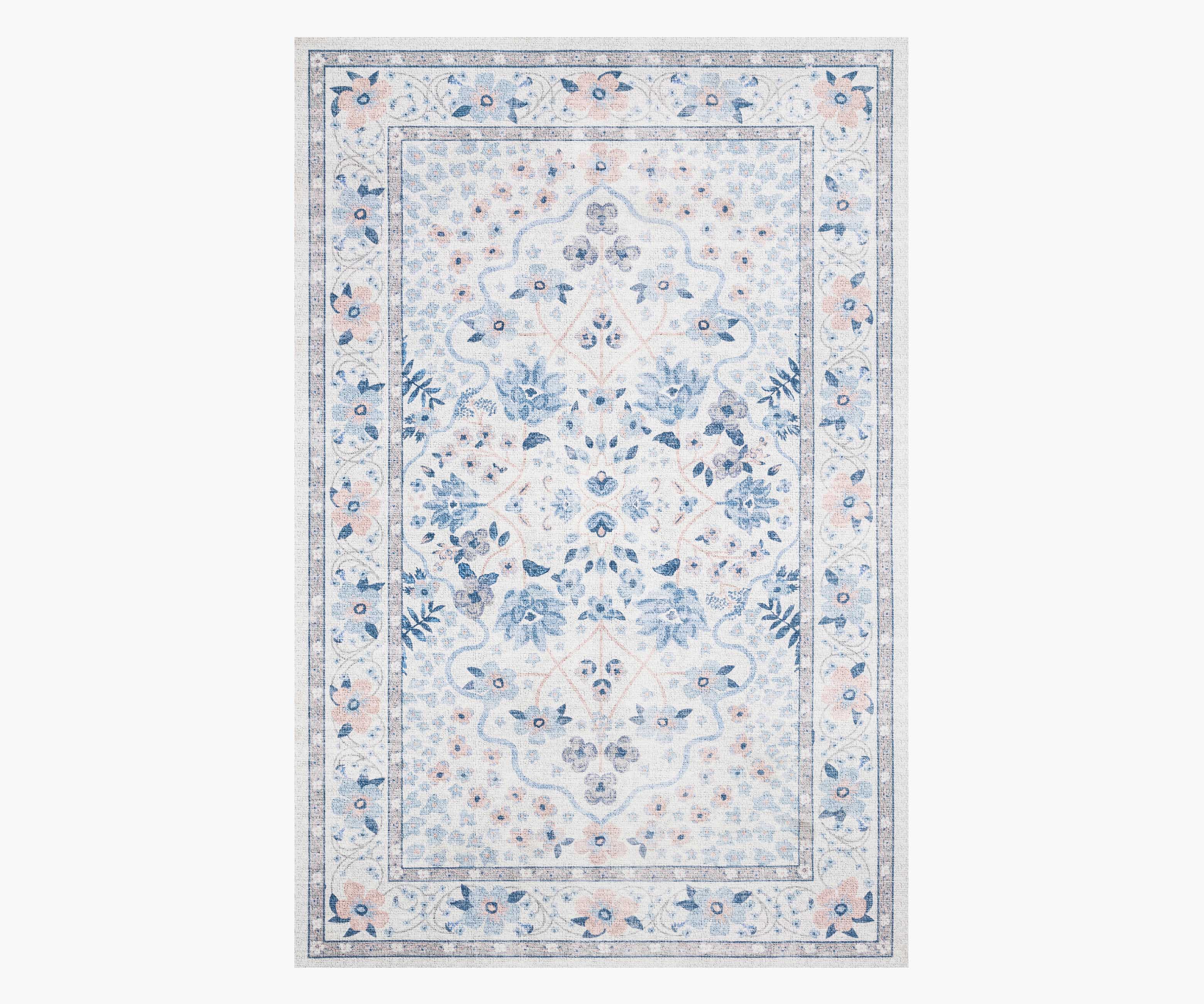 Palais Meadow Printed Rug - Snow