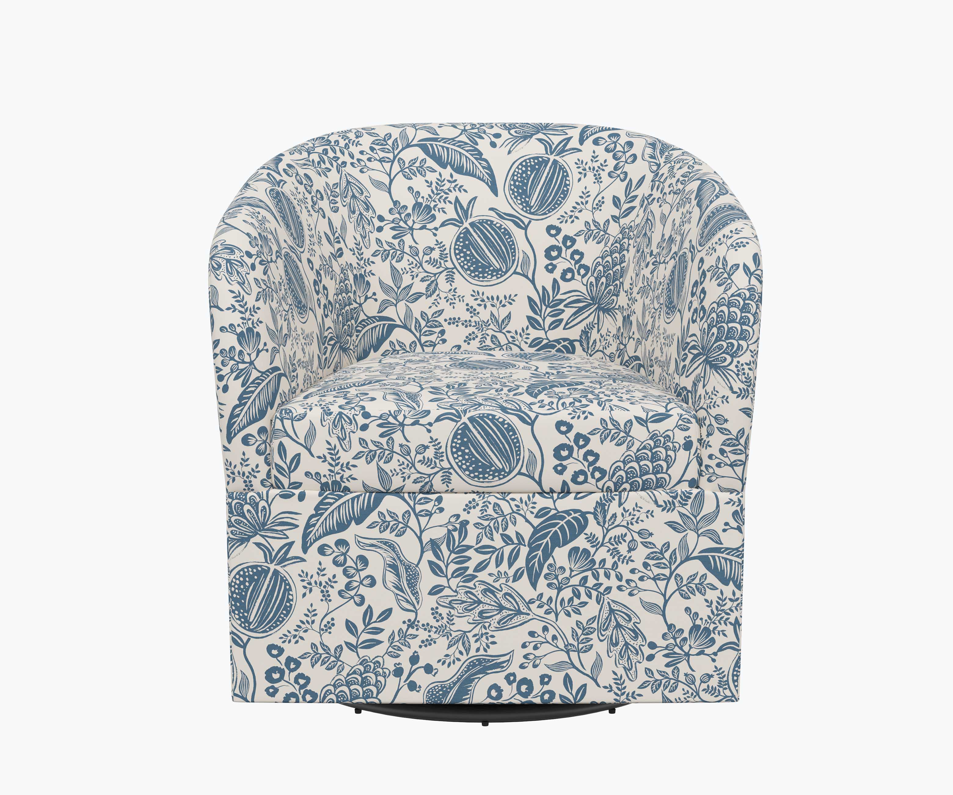 Pembroke Swivel Chair - Pomegranate