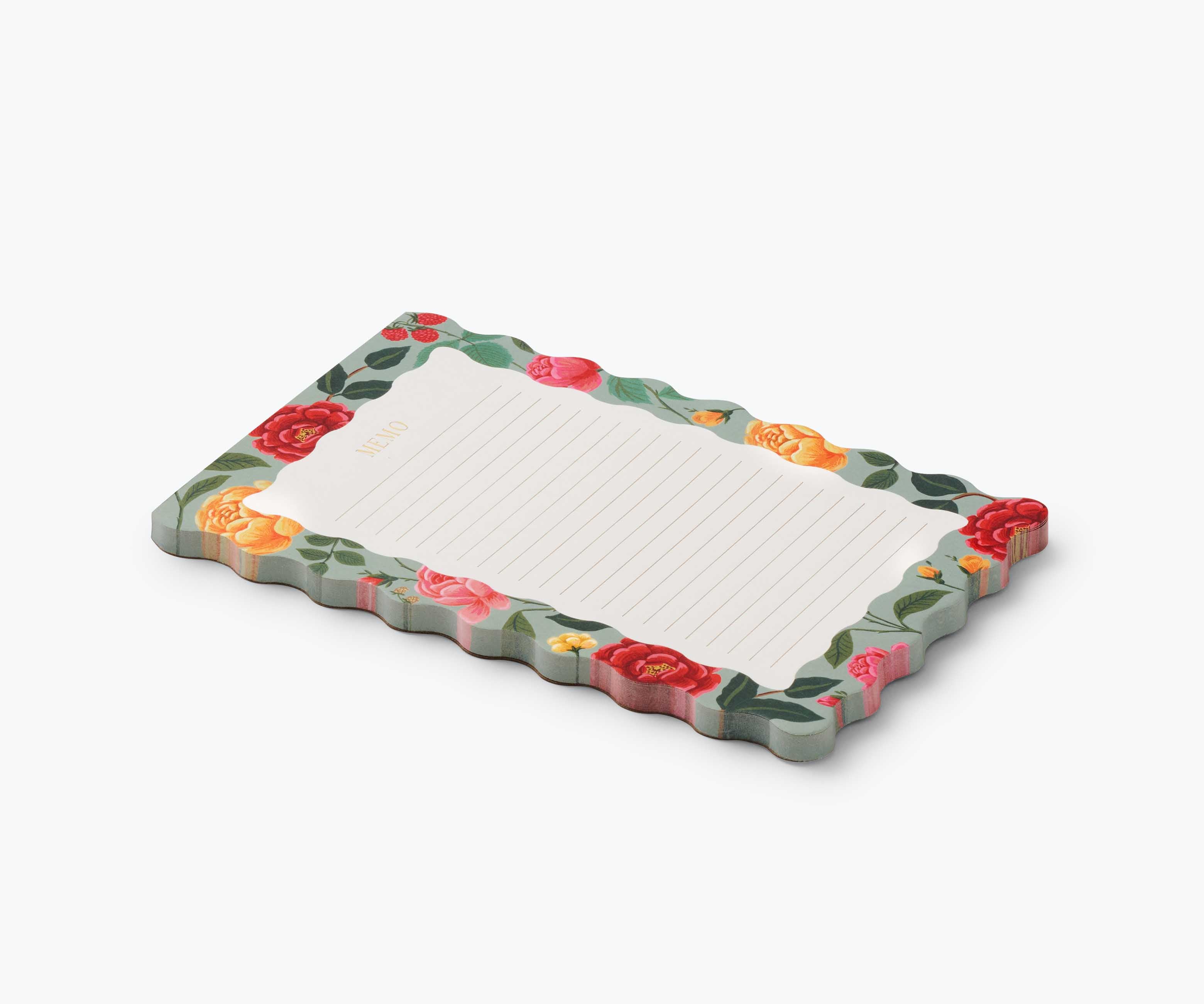 Large Memo Notepad - Roses