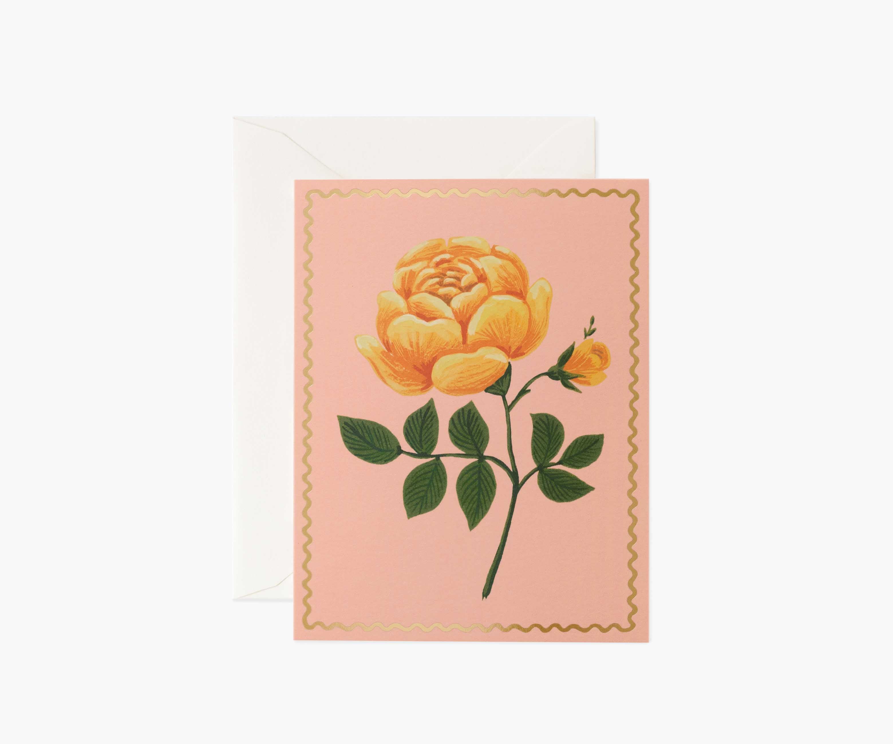 Yellow Rose Card