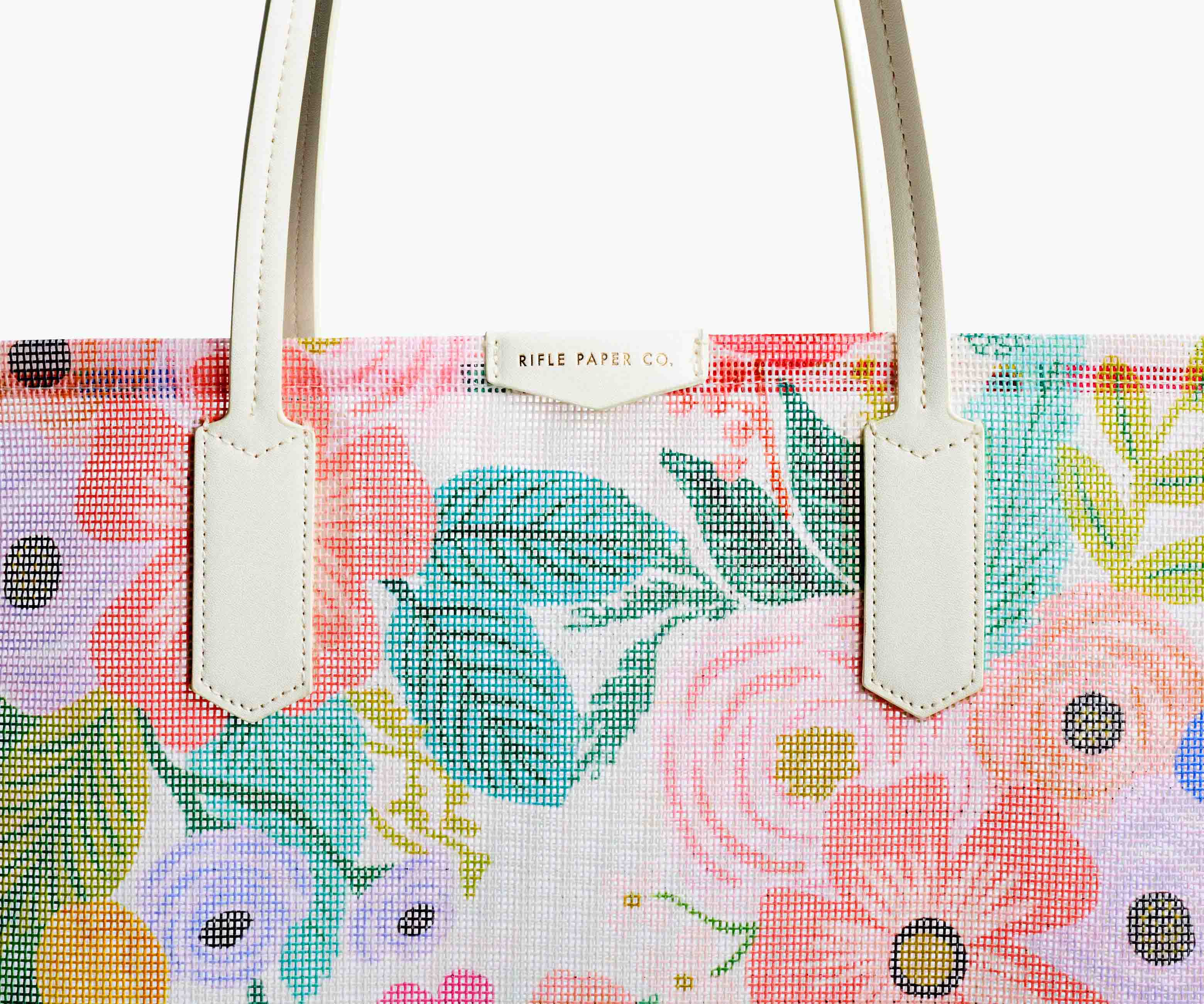 Mesh Tote and Pouch - Garden Party