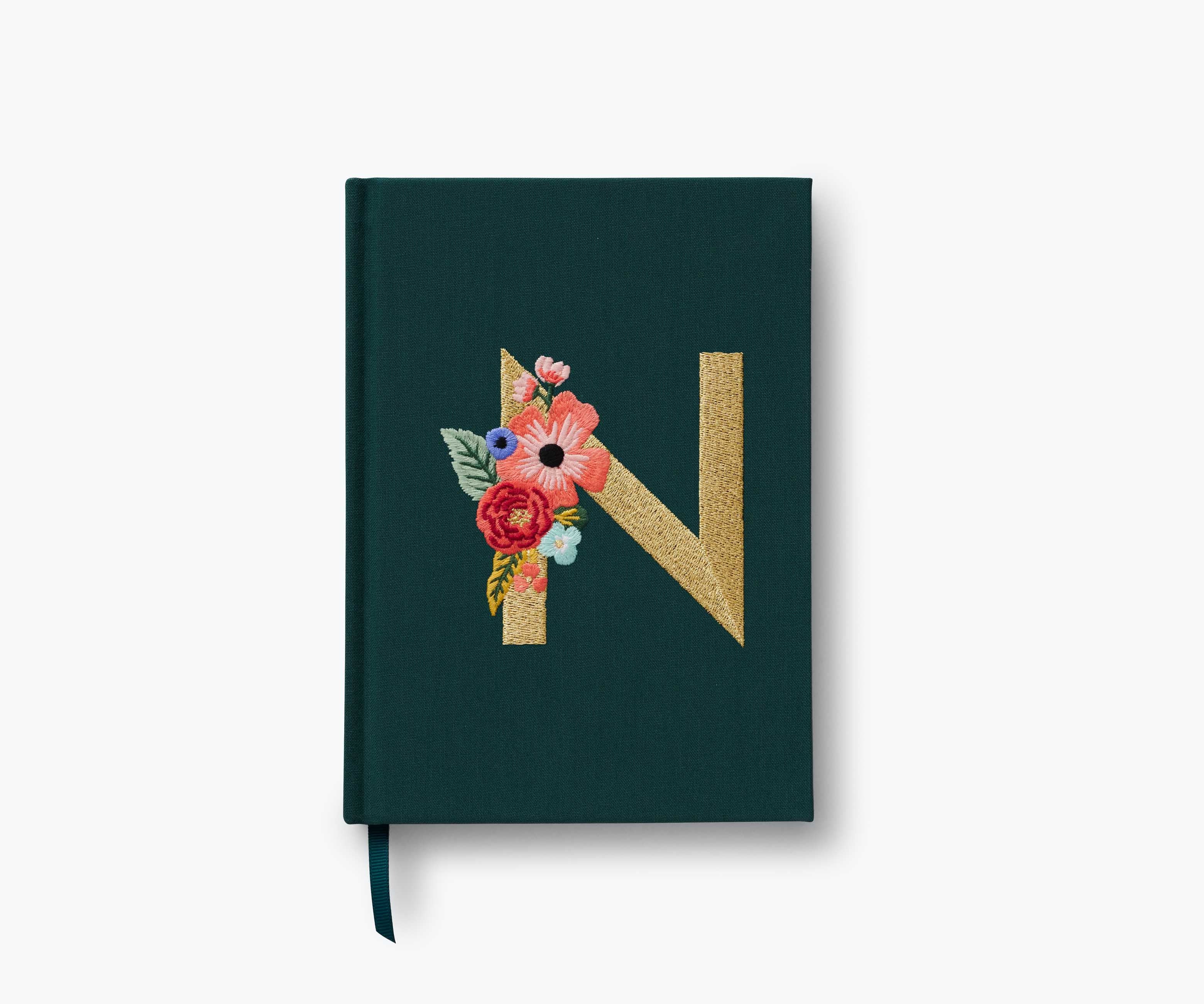 Embroidered Monogram Journal