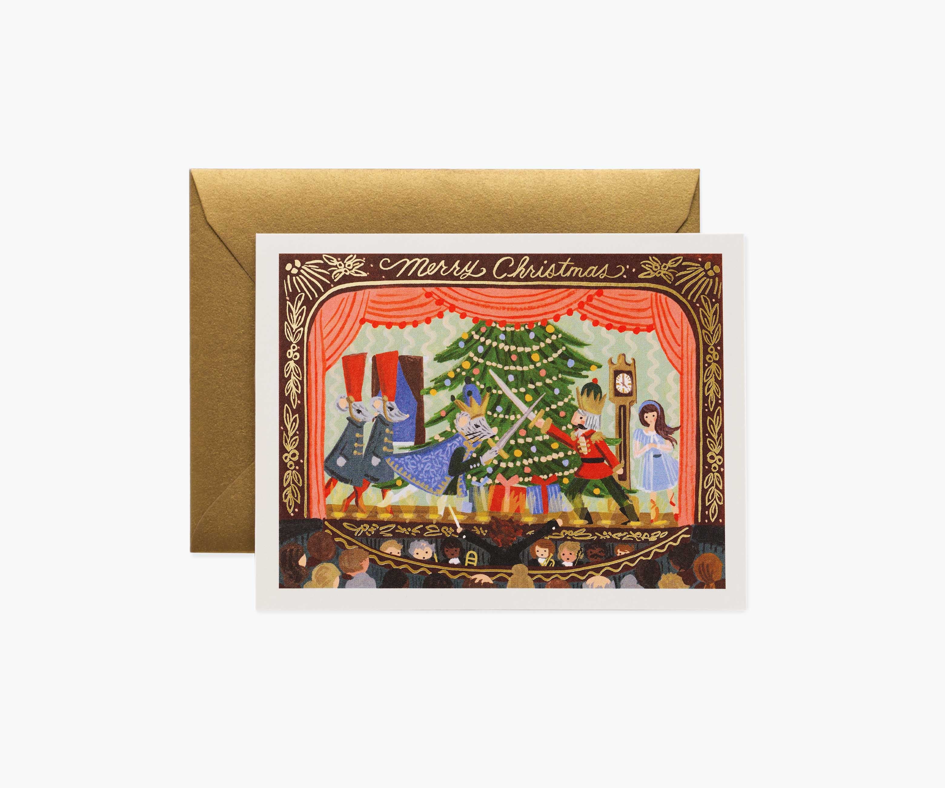 Nutcracker Christmas Greeting Card