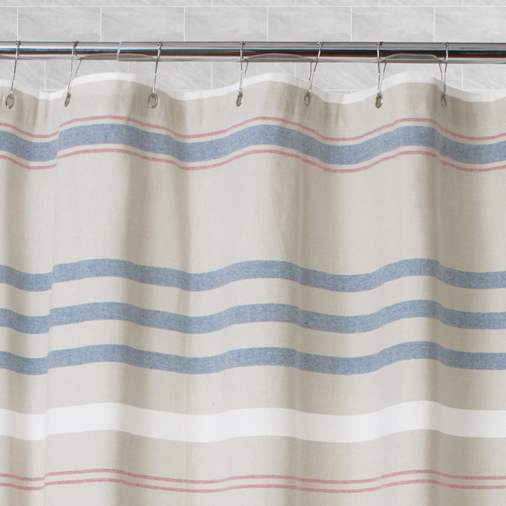 The Multi Stripe Shower Curtain