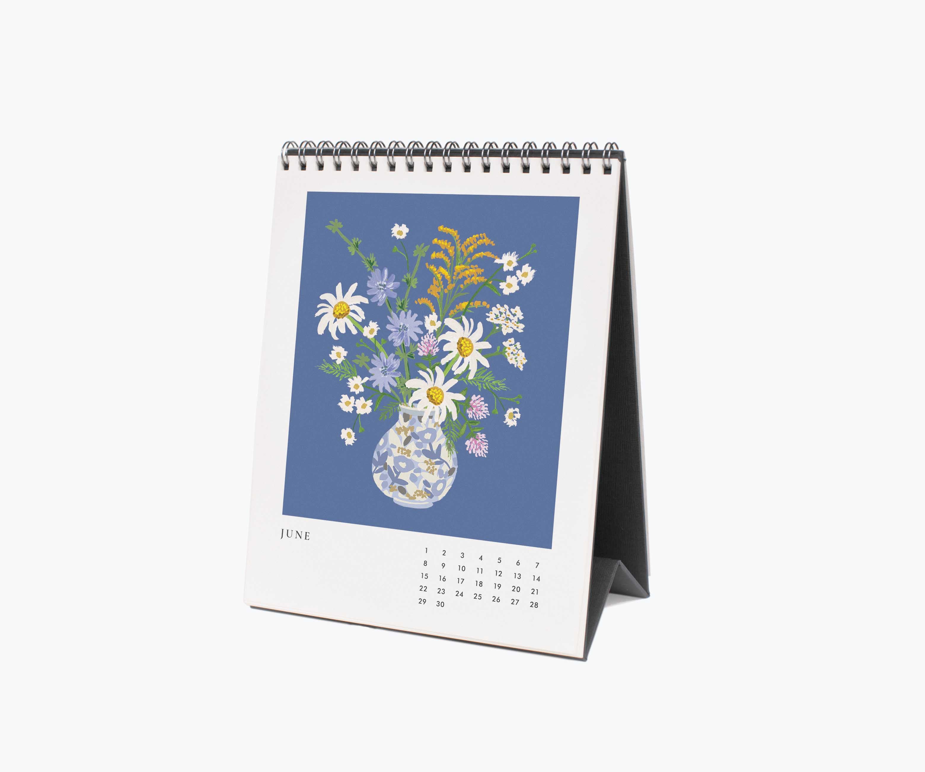 2025 Desk Calendar - Flower Studies