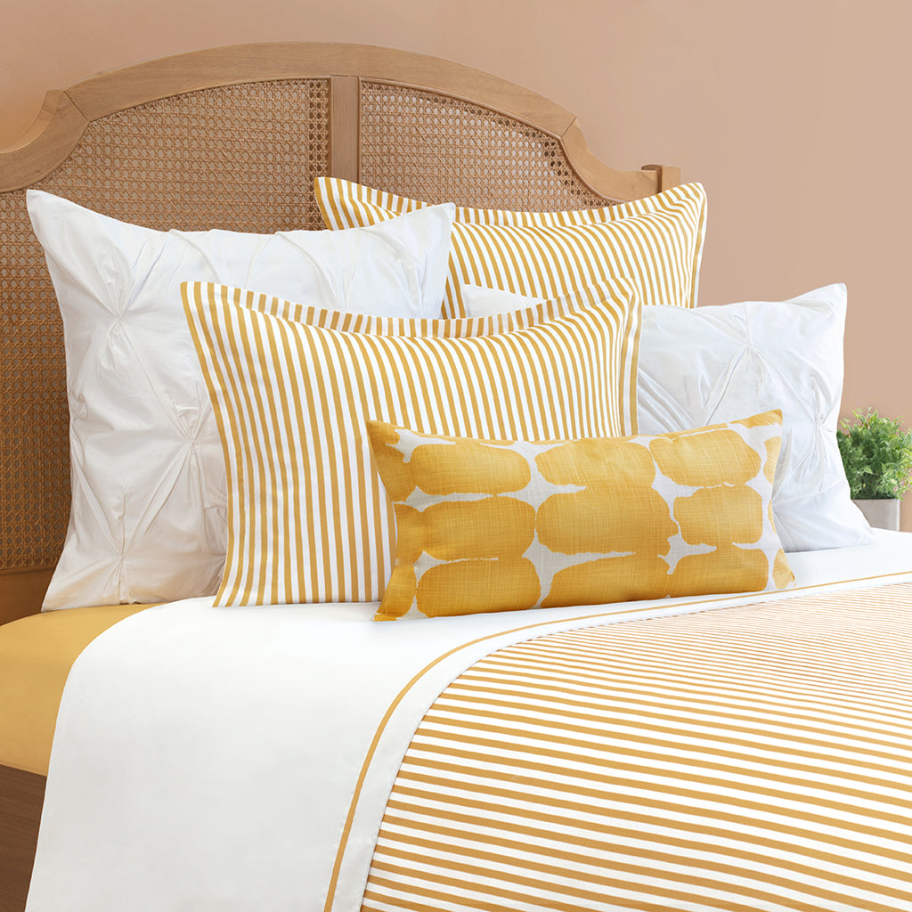 Ochre Larkin Duvet Cover