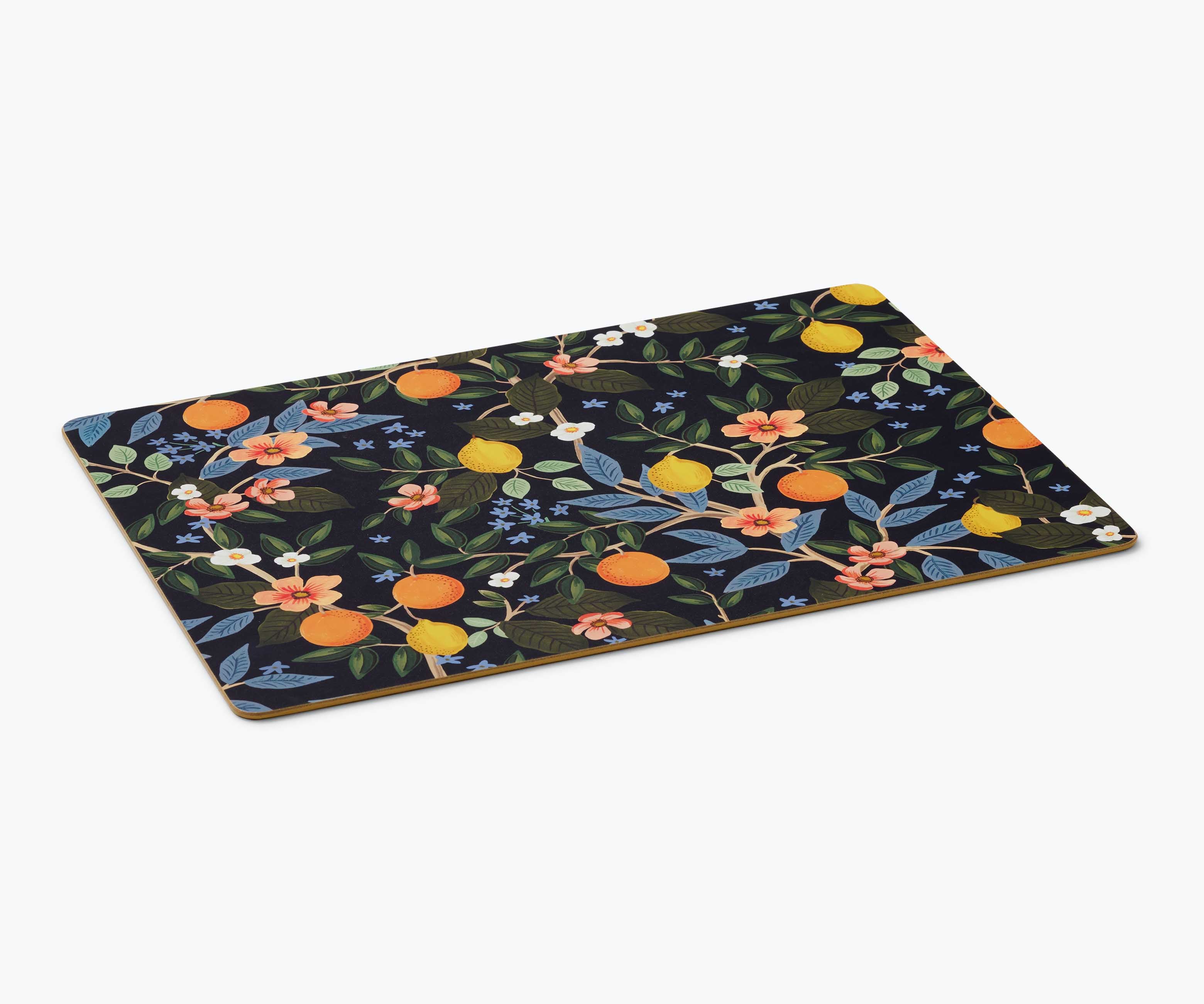 Cork Placemats - Citrus Grove