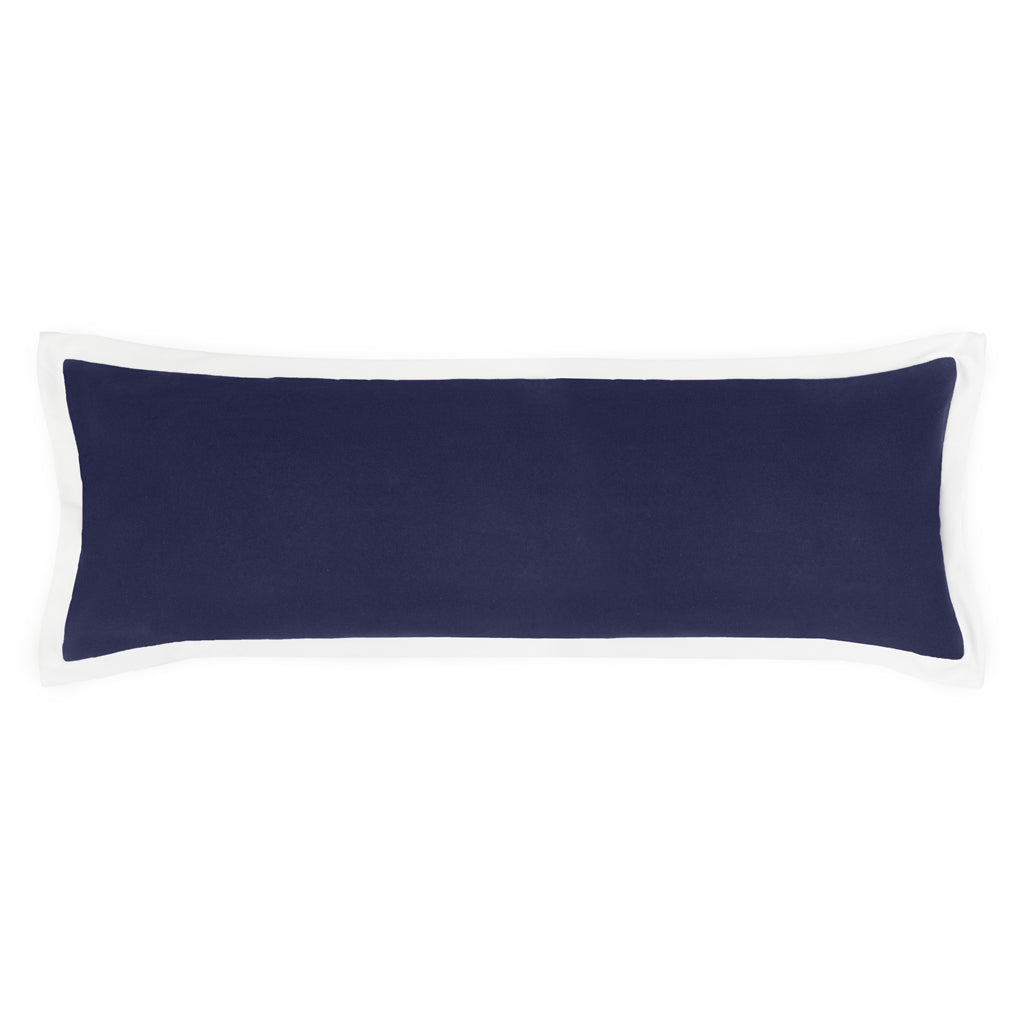 Navy Hudson Flannel Extra Long Throw Pillow