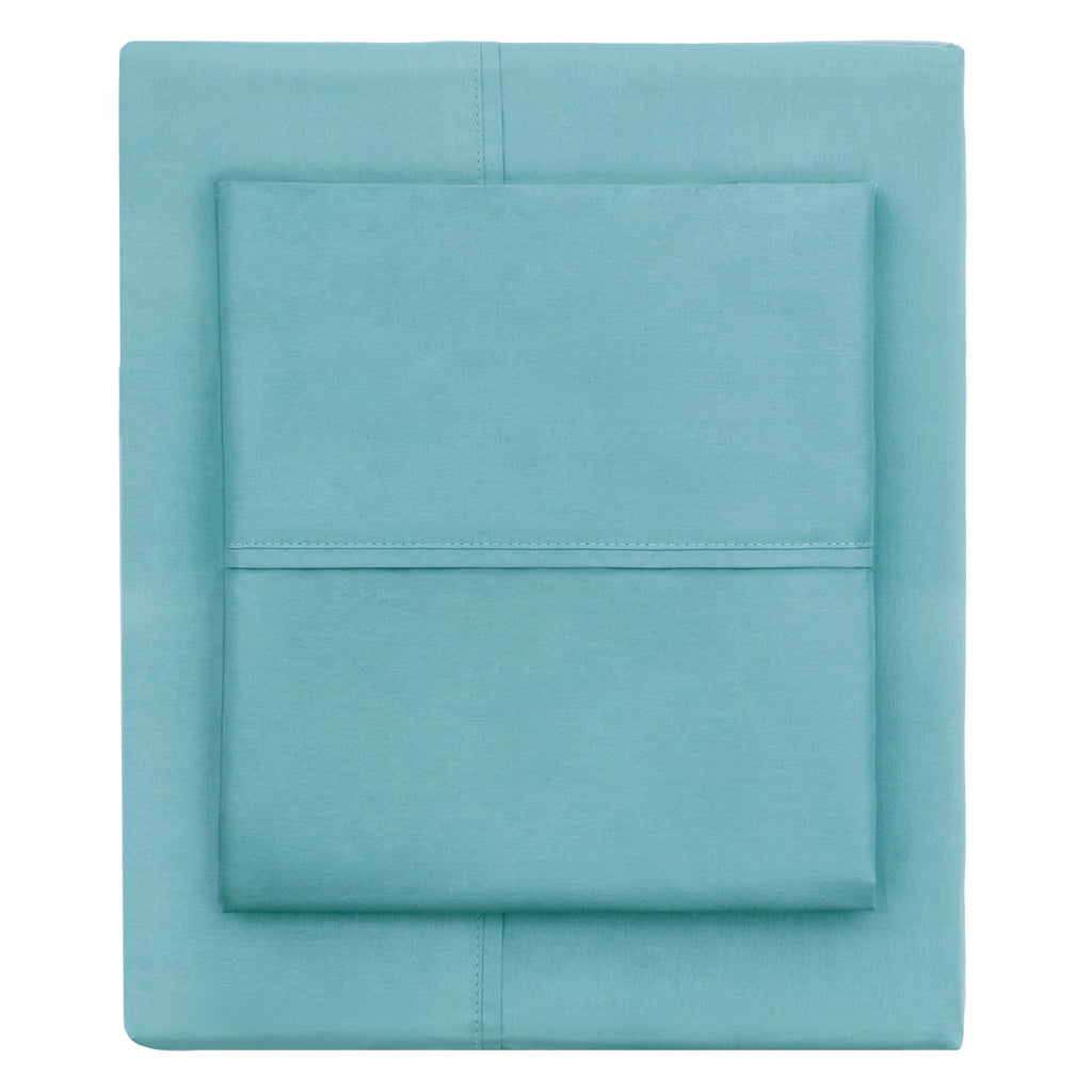 Turquoise 400 Thread Count Pillowcase Pair