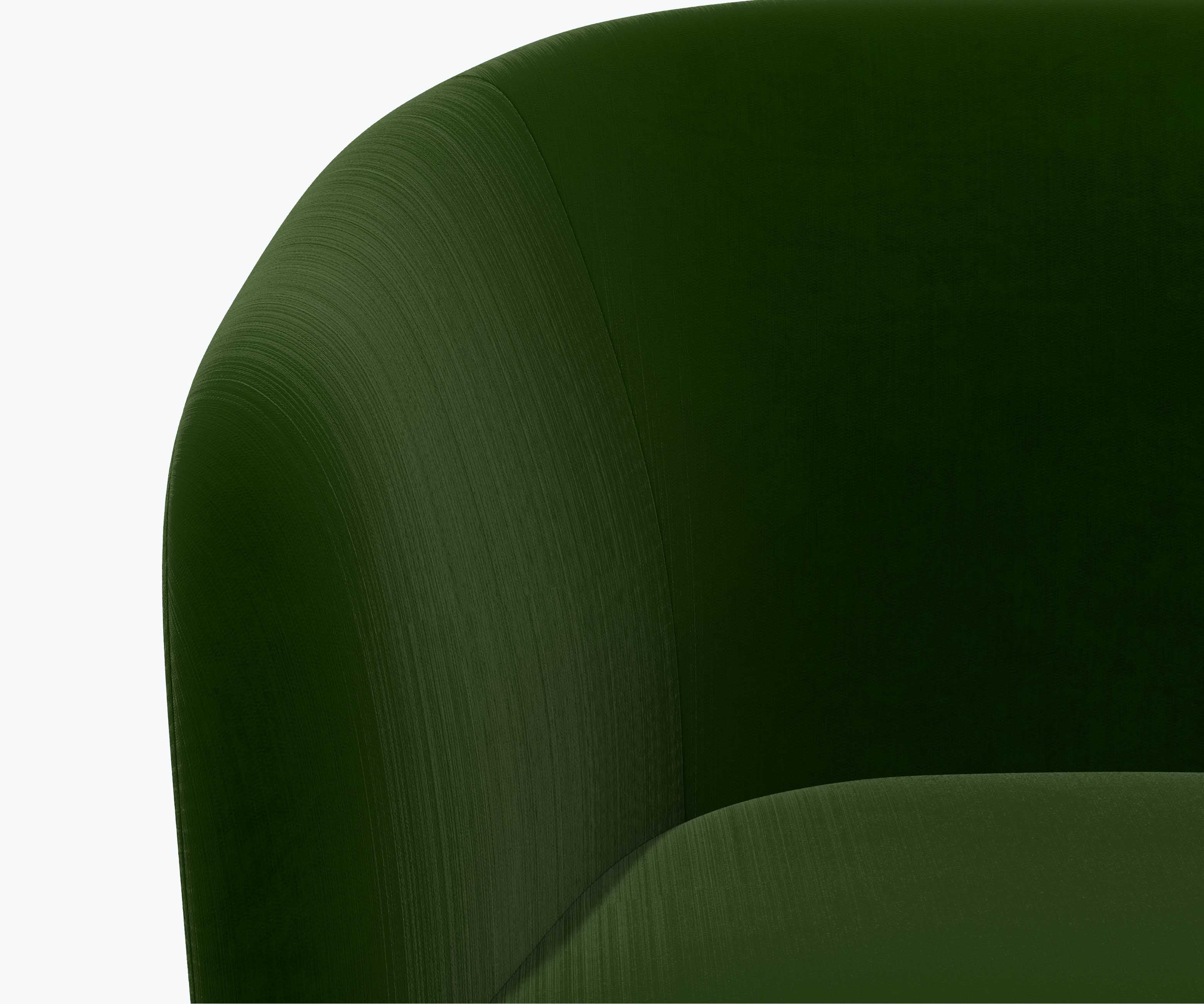 Pembroke Swivel Chair - Emerald Velvet