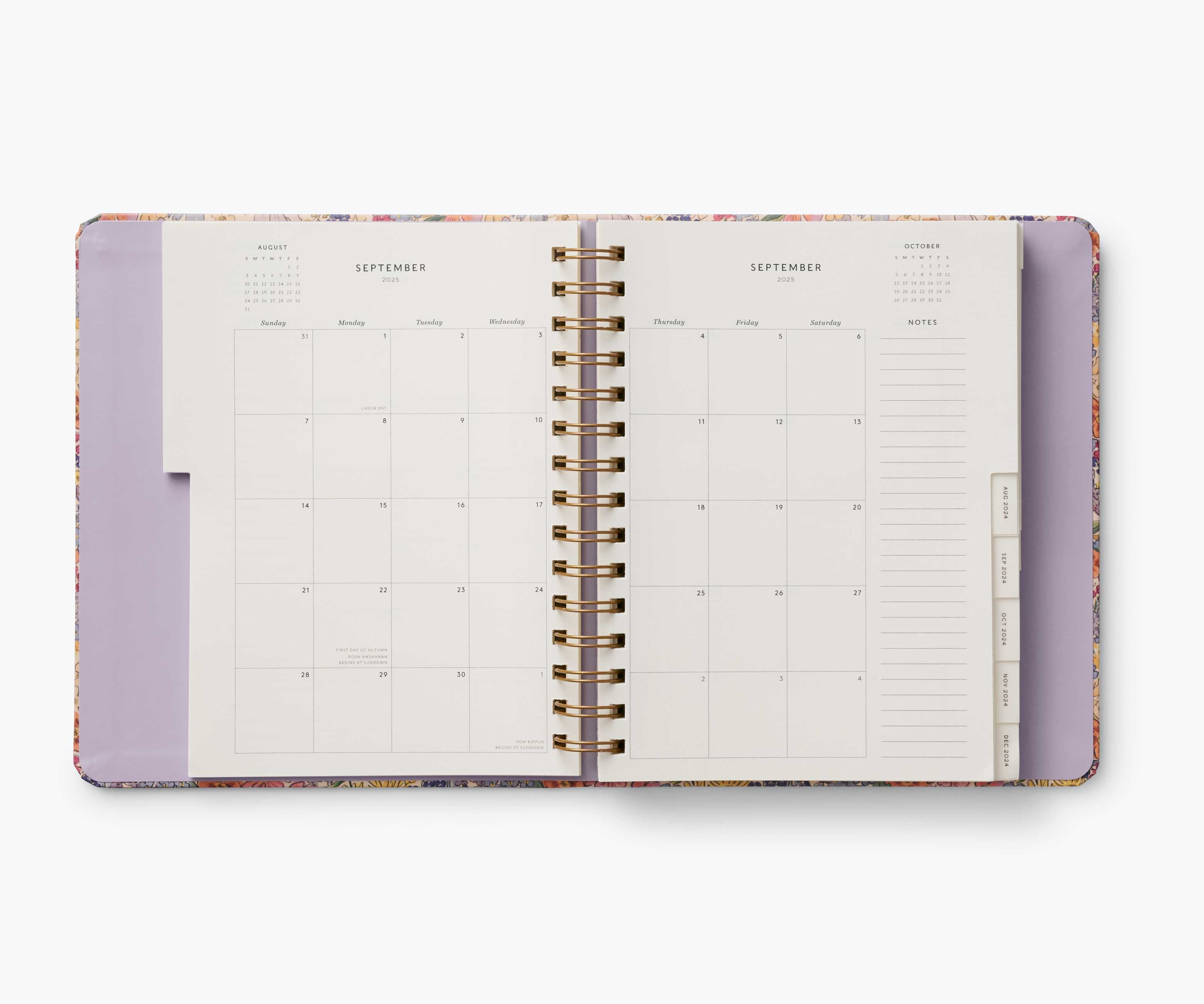 2024-2025 17-Month Academic Covered Spiral Planner - Mimi