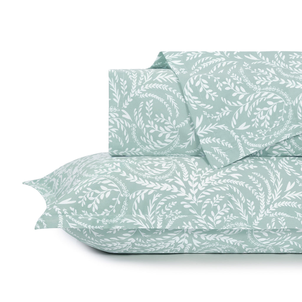 Wilder Seafoam Green Duvet Cover