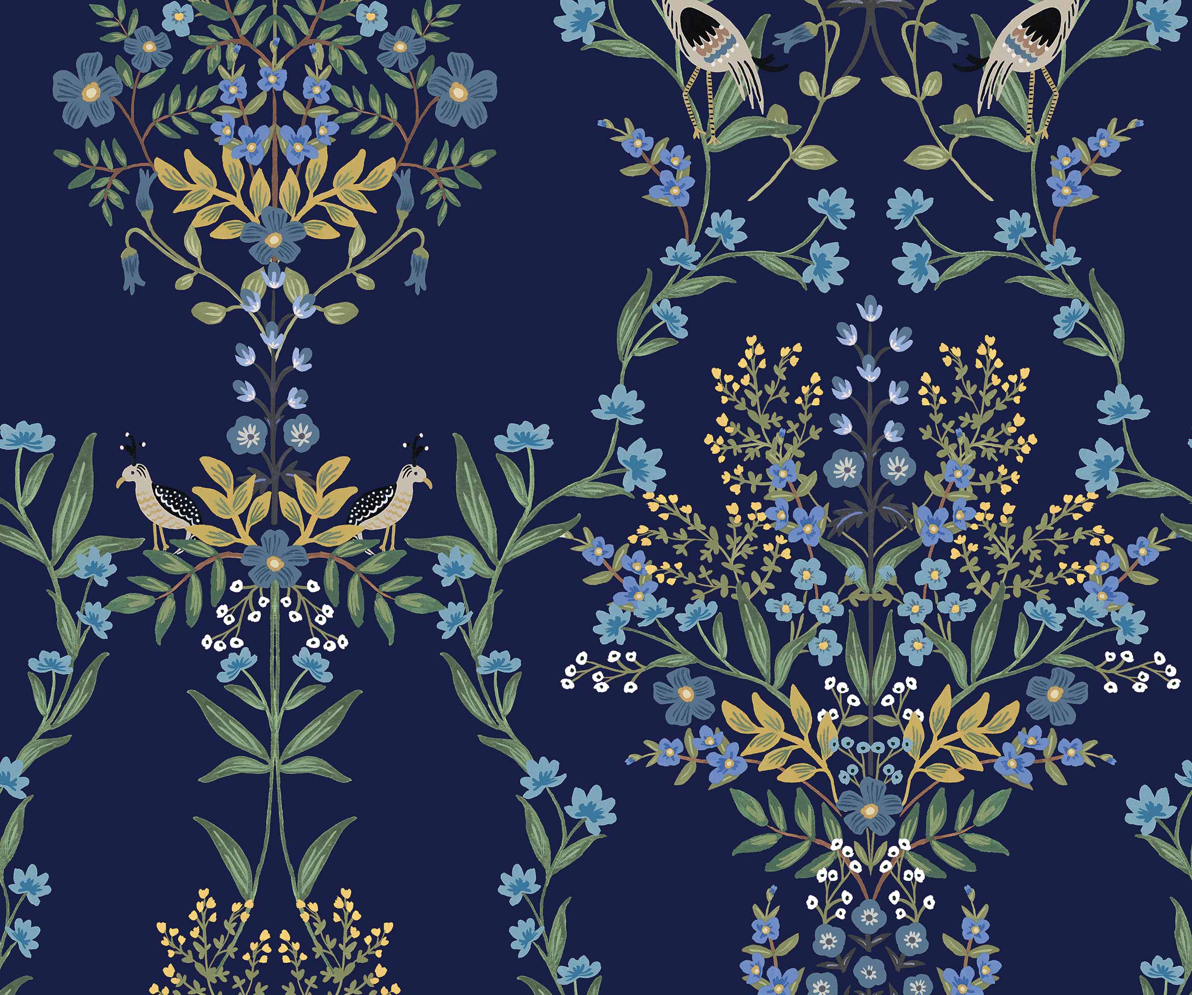 Luxembourg Peel & Stick Wallpaper - Navy