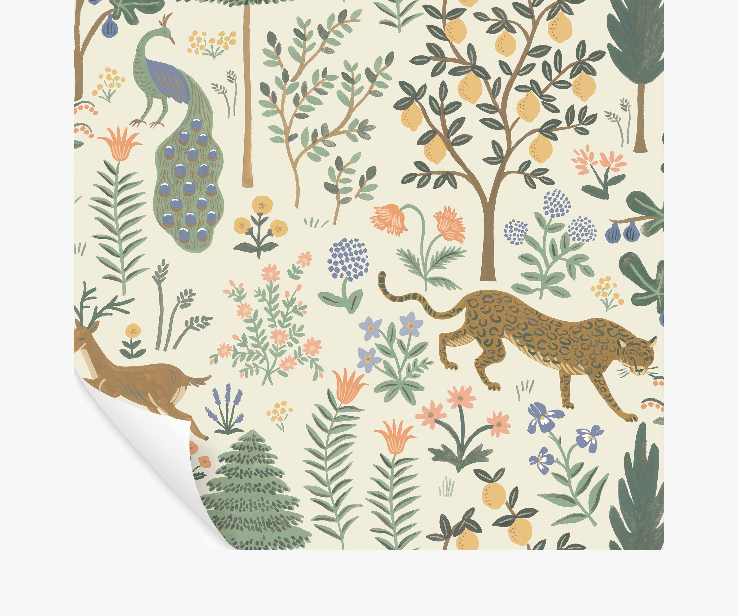 Menagerie Peel & Stick Wallpaper - Cream