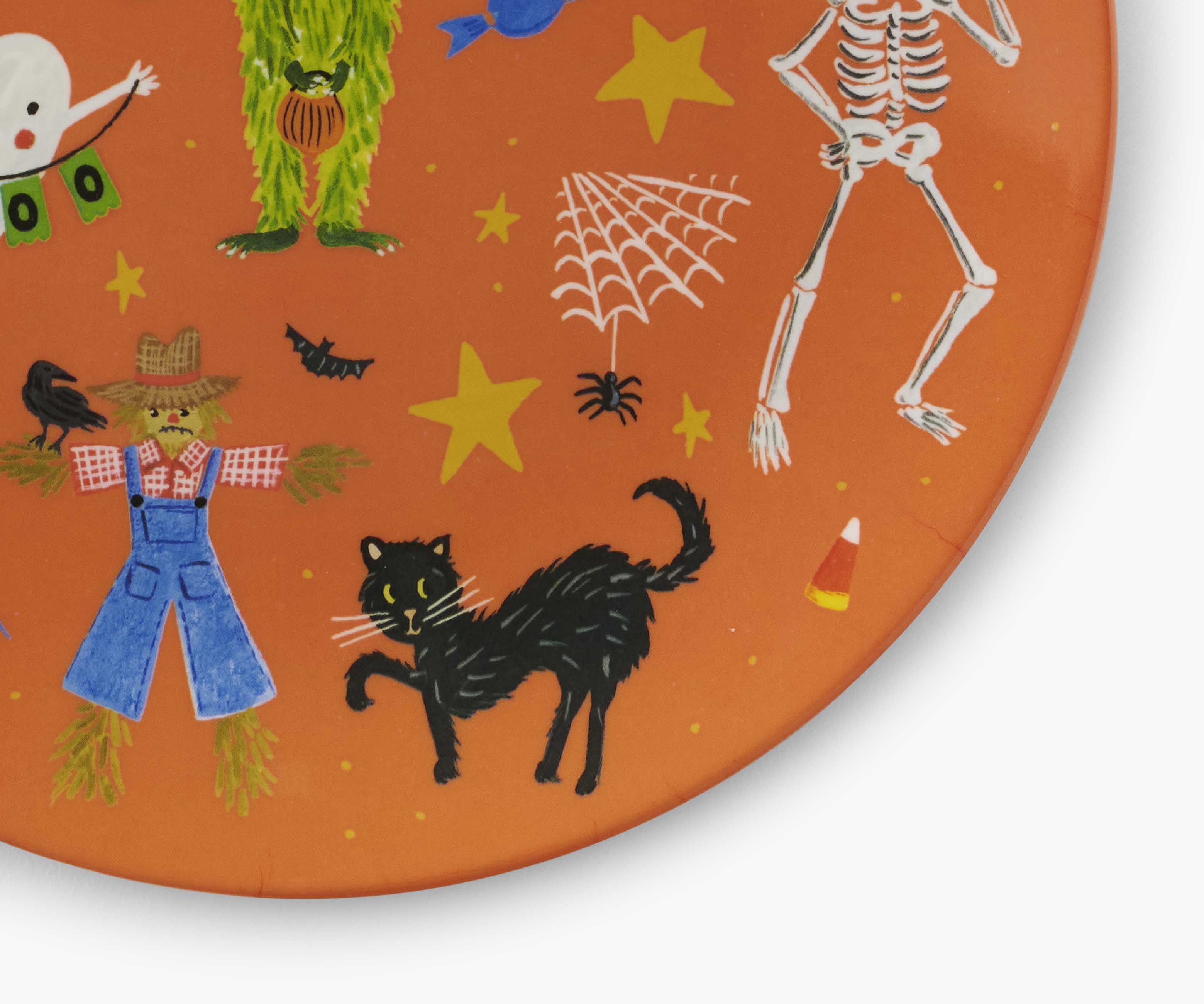 Halloween Parade Melamine Assorted Dessert Plates