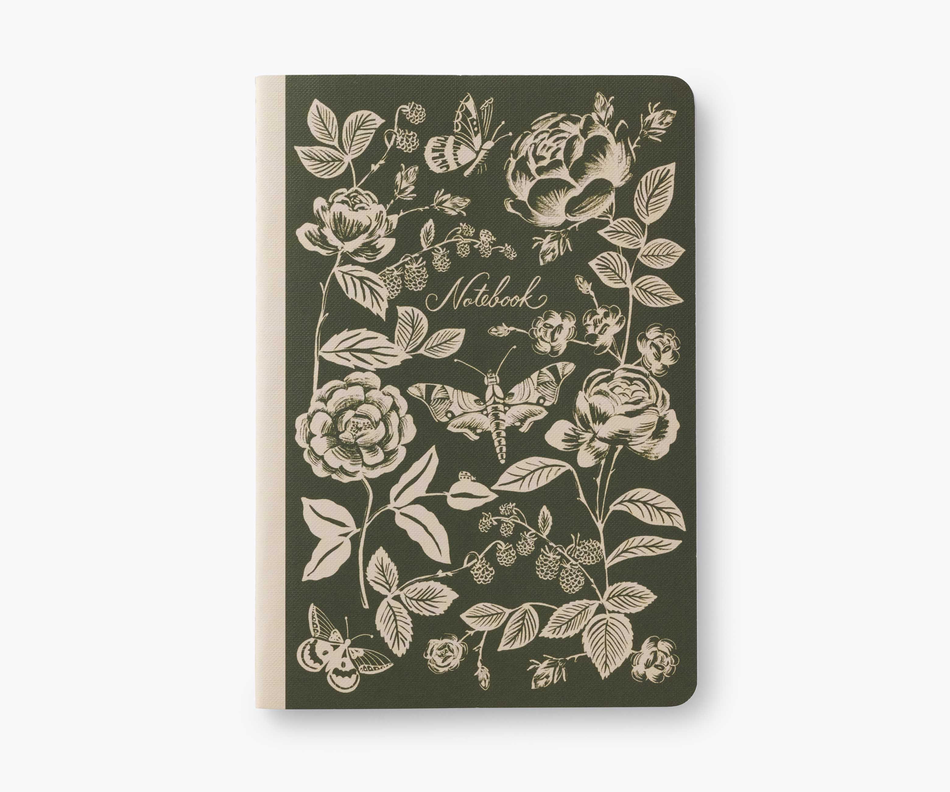 Stitched Notebook Set - English Rose