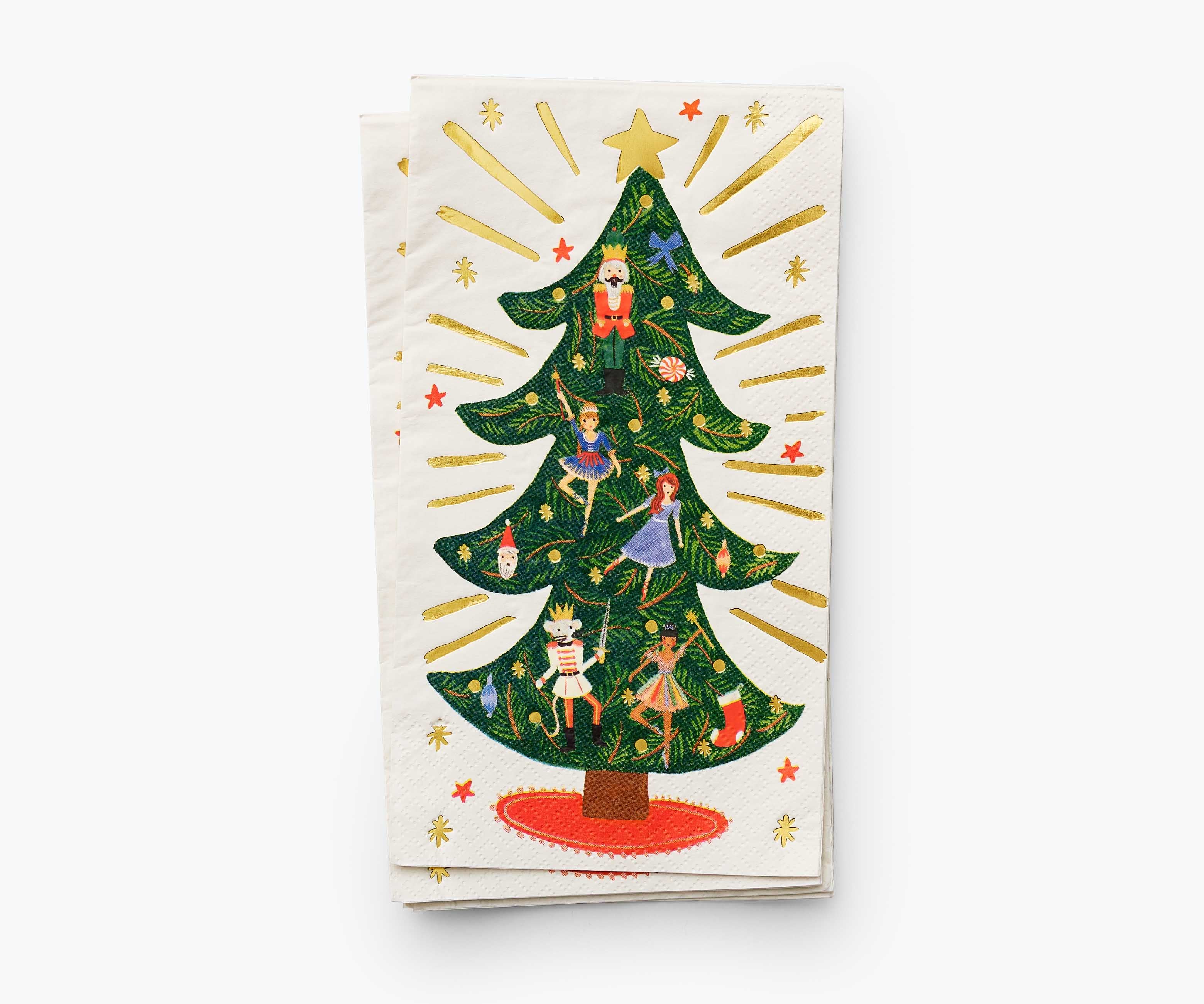 Holiday Guest Napkins - Nutcracker