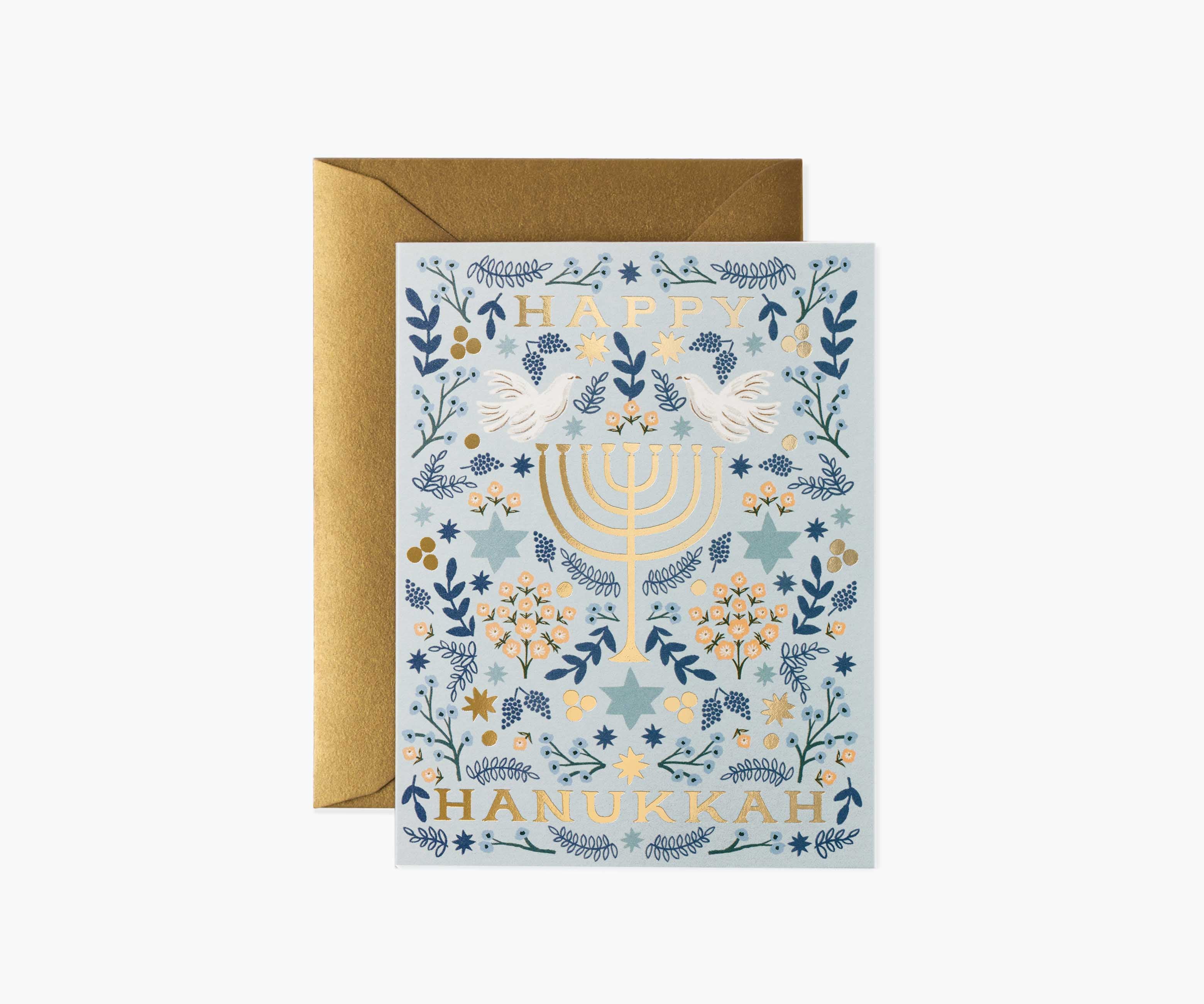 Hanukkah Menorah Card