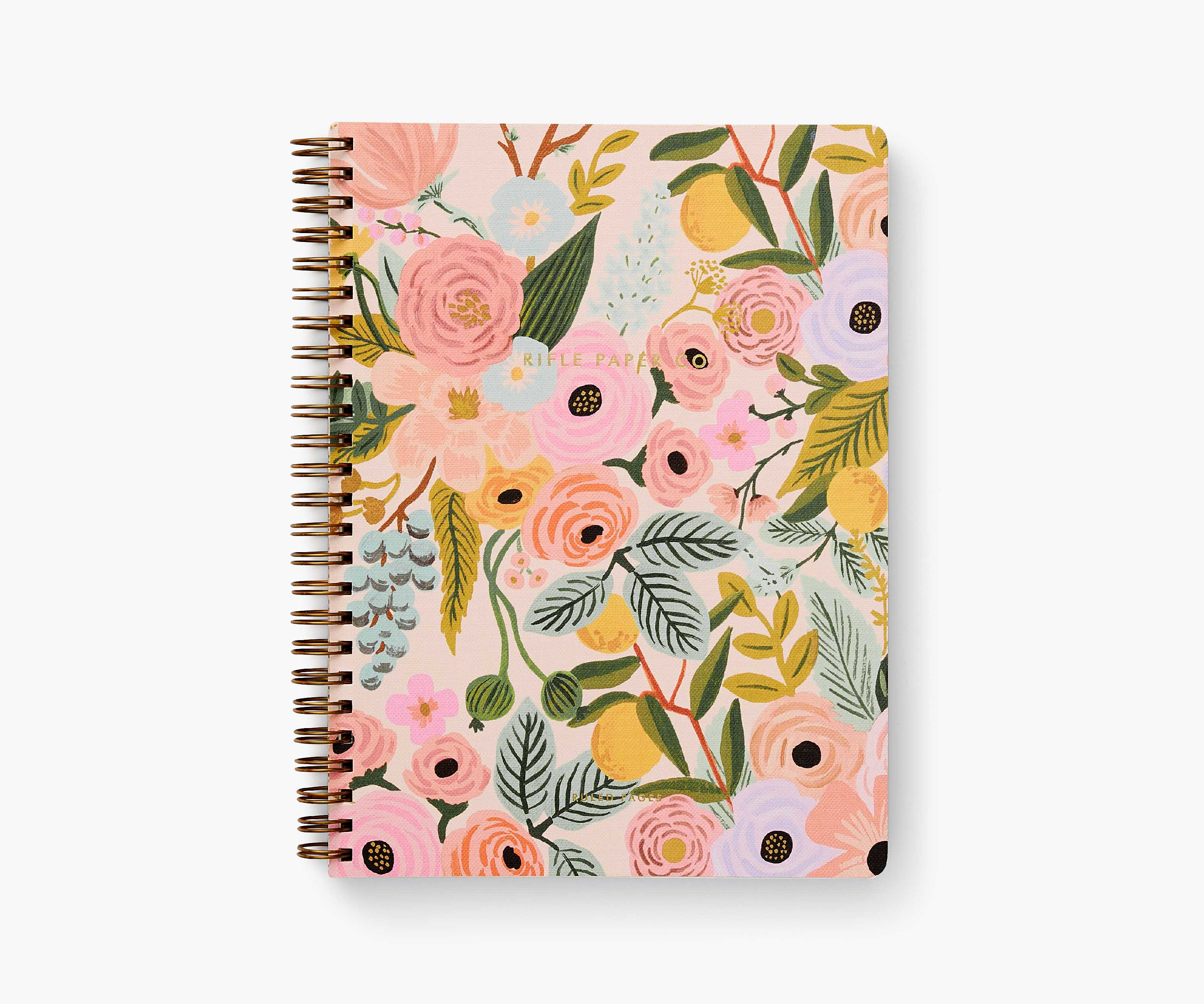 Spiral Notebook - Garden Party Pastel