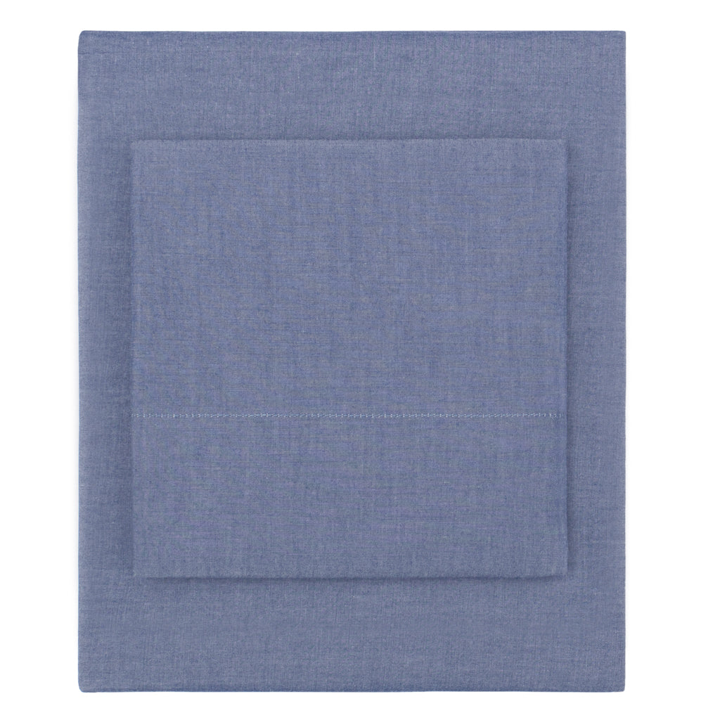 Blue Chambray Flat Sheet