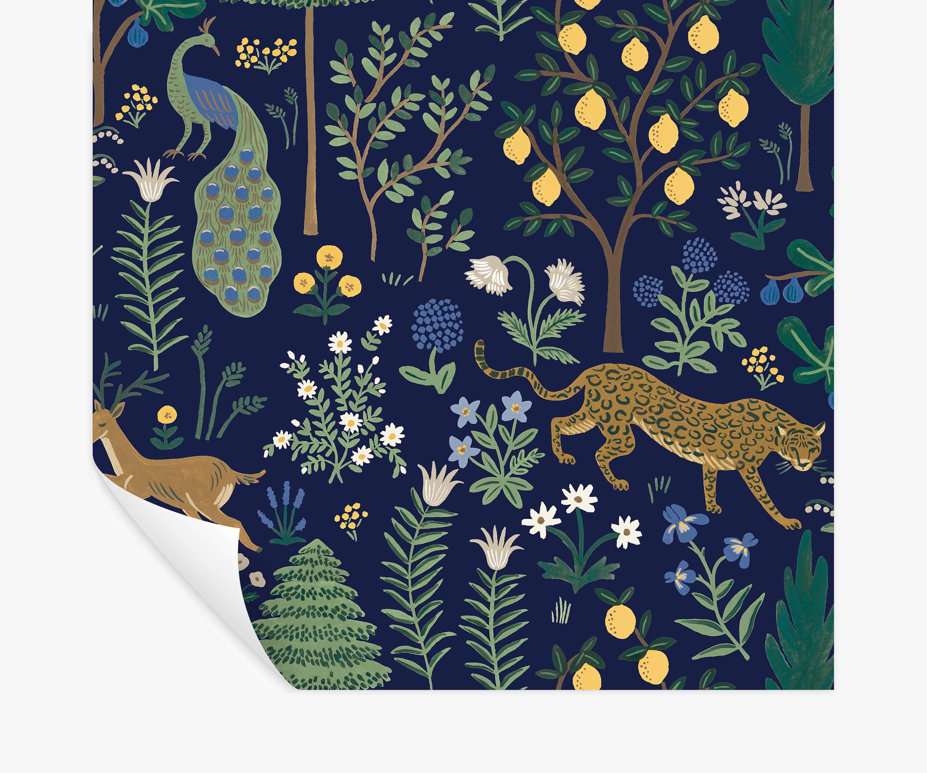 Menagerie Peel & Stick Wallpaper - Navy