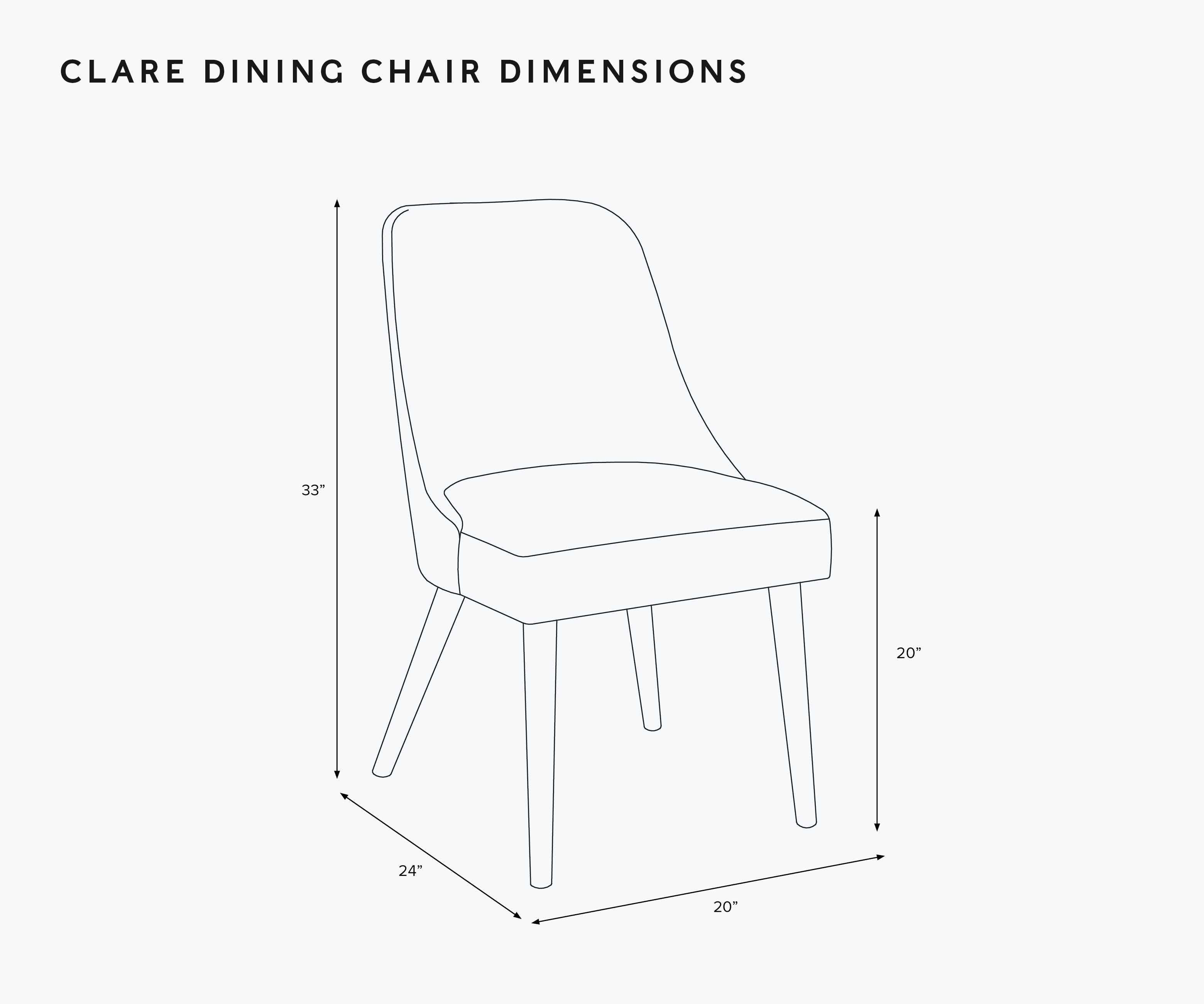 Clare Dining Chair - Pomegranate