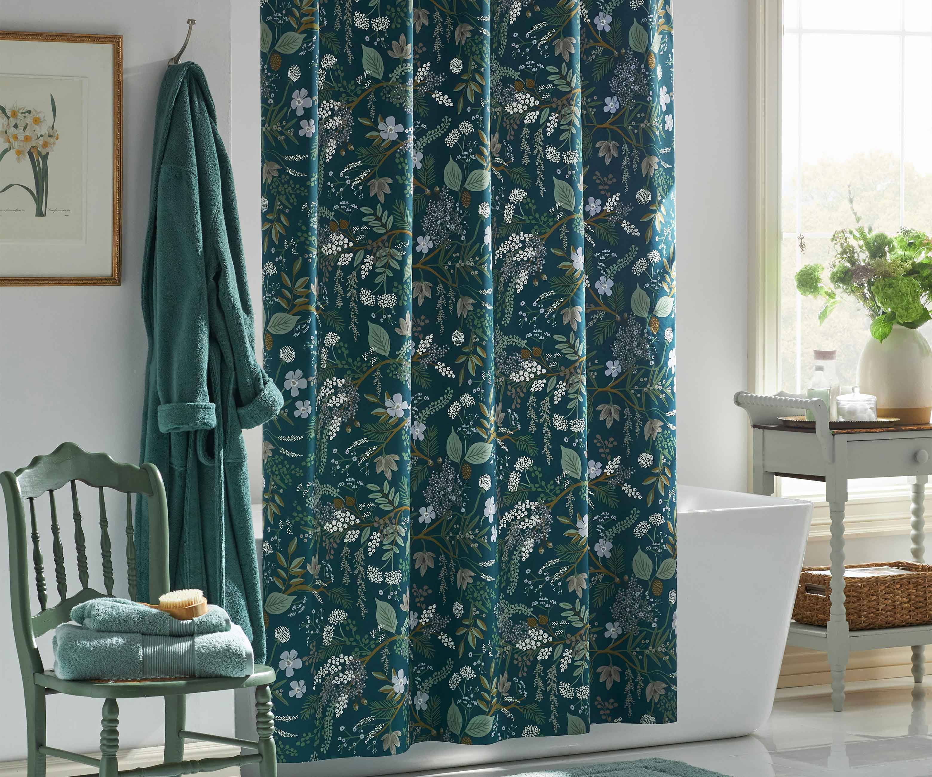 Sateen Shower Curtain - Juniper Forest