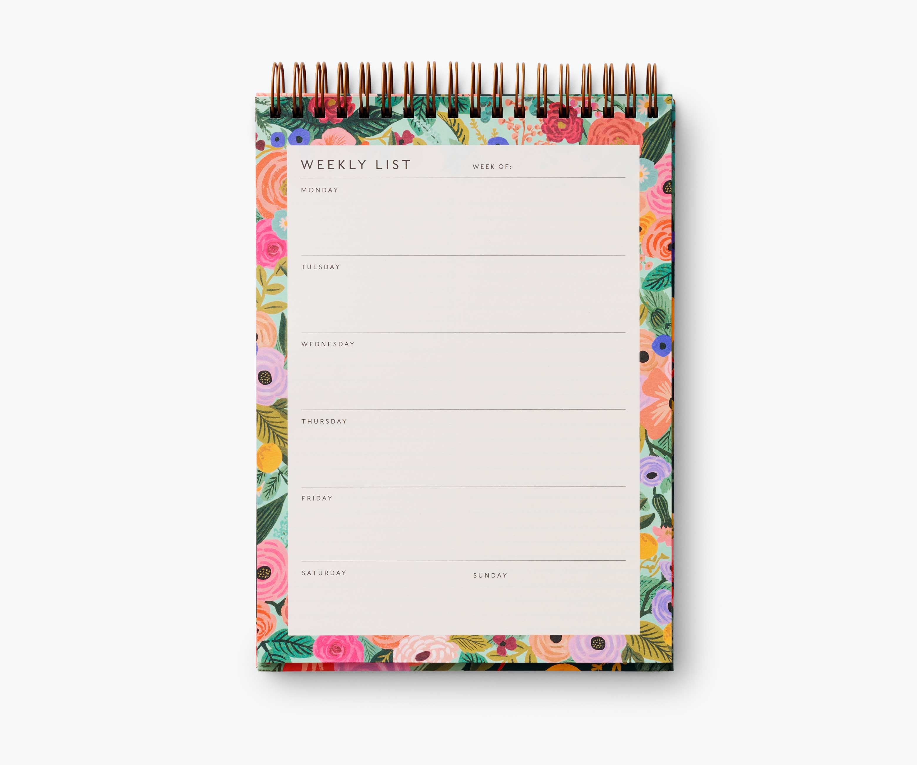 Desktop Weekly Planner - Garden Party