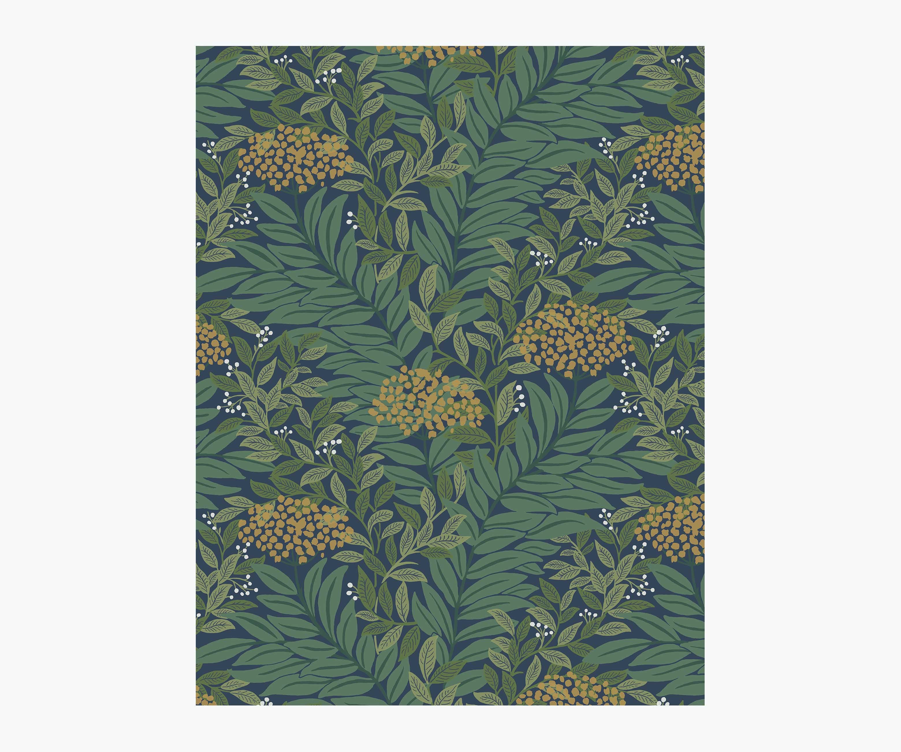 Highgrove Wallpaper Sample - Navy