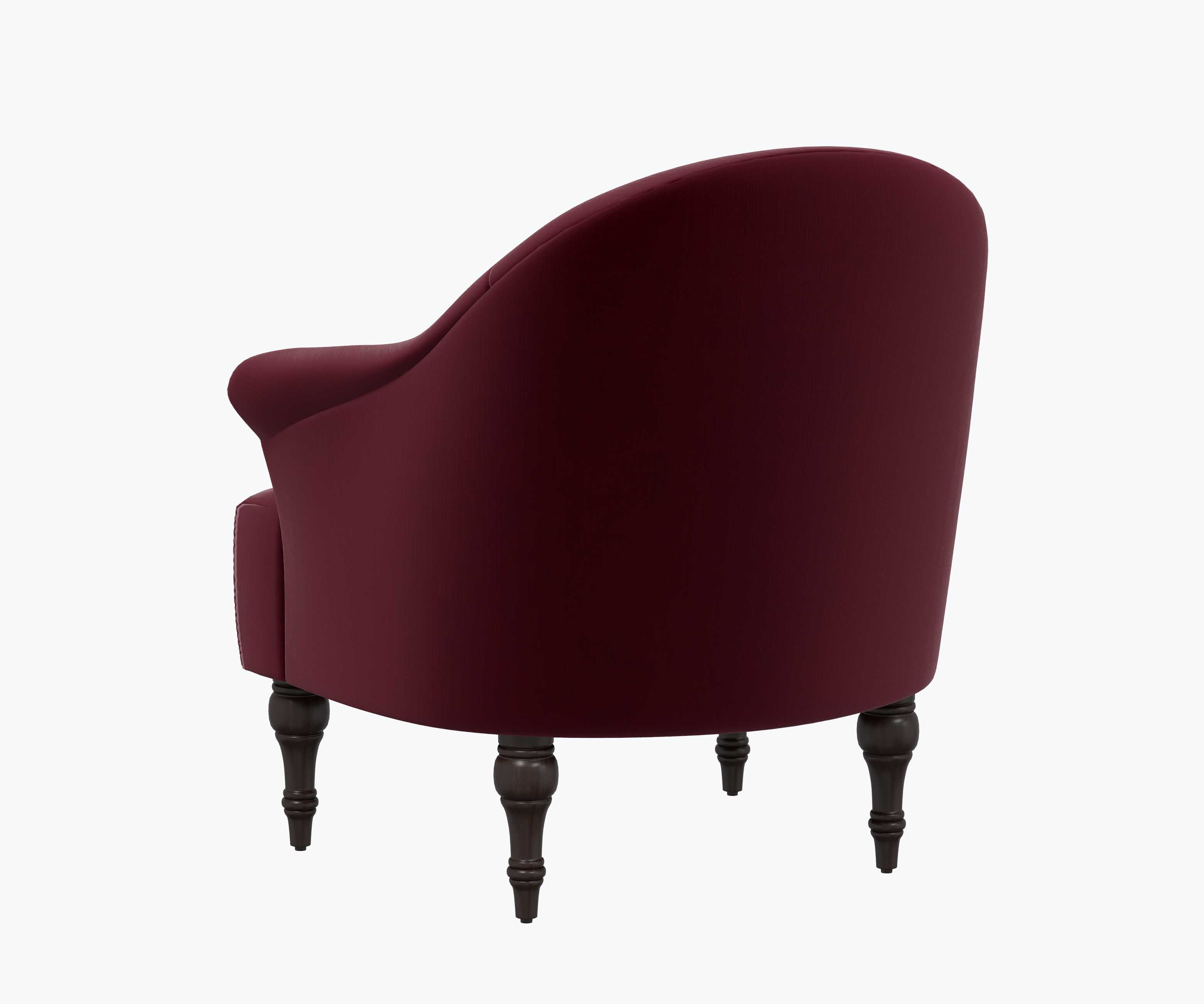 Gramercy Armchair - Plum Velvet